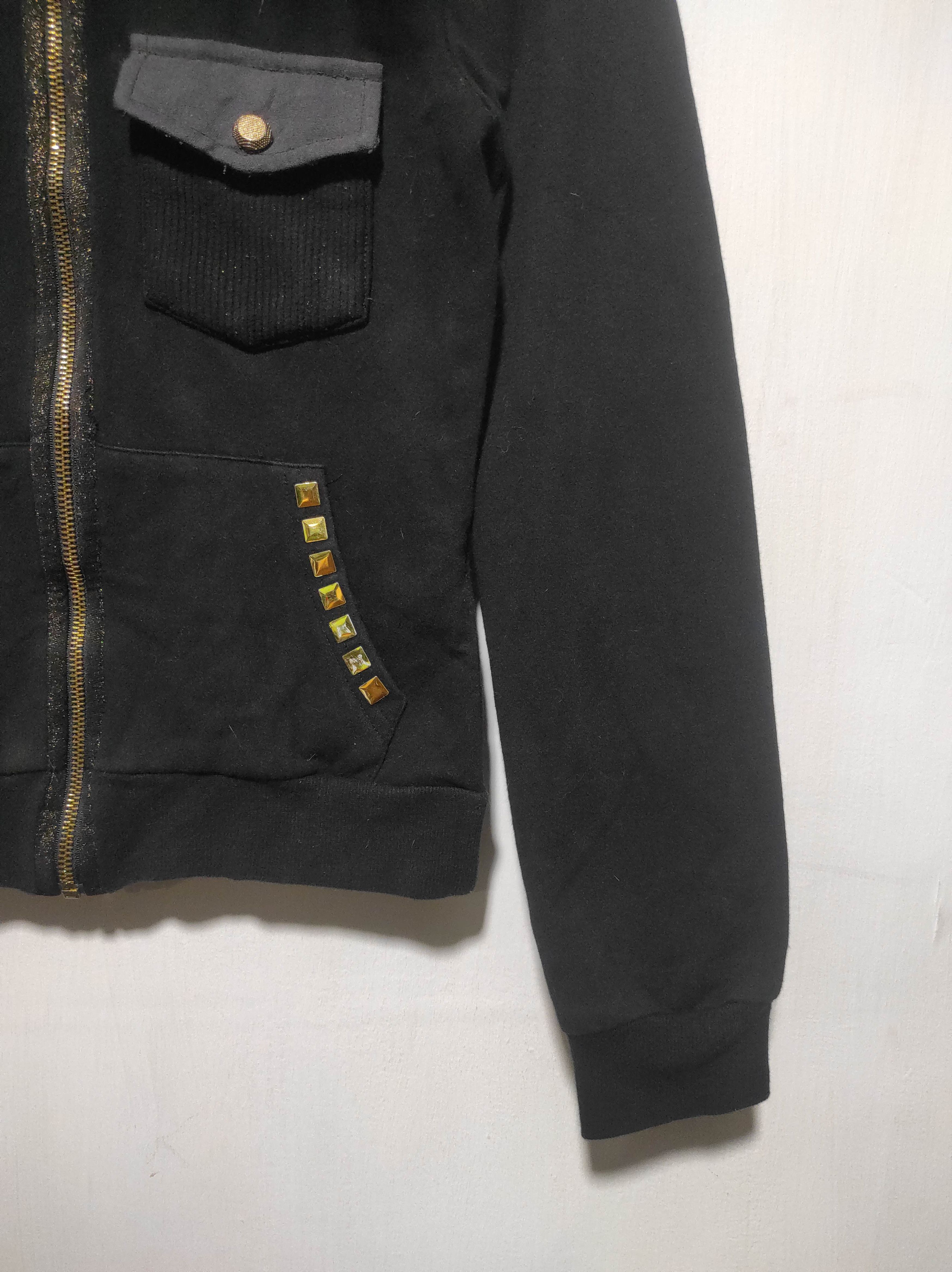 If Six Was Nine Egoist Studed Zip Fur Hoodie if six was nine style Size XS / US 0-2 / IT 36-38 - 4 Thumbnail