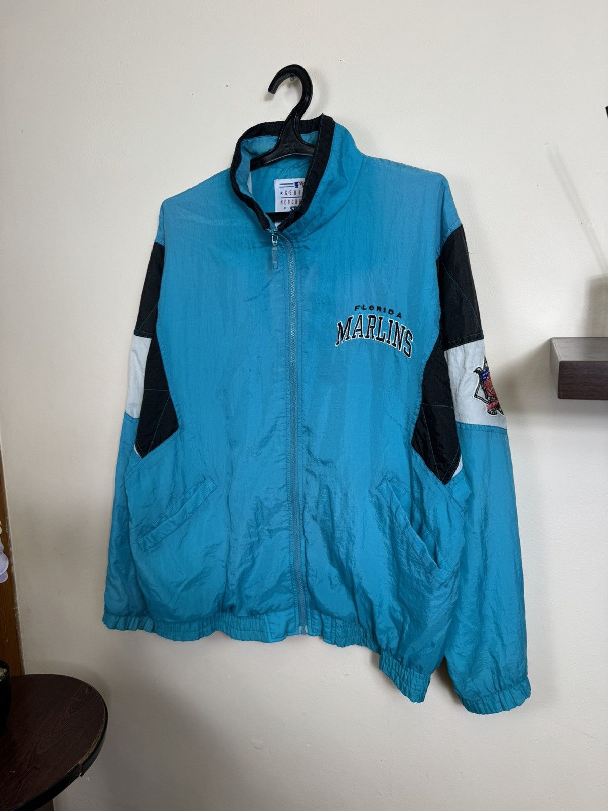 Starter Vintage Florida Marlins Starter Jacket Nylon MLB L Size US L / EU 52-54 / 3 - 8 Thumbnail
