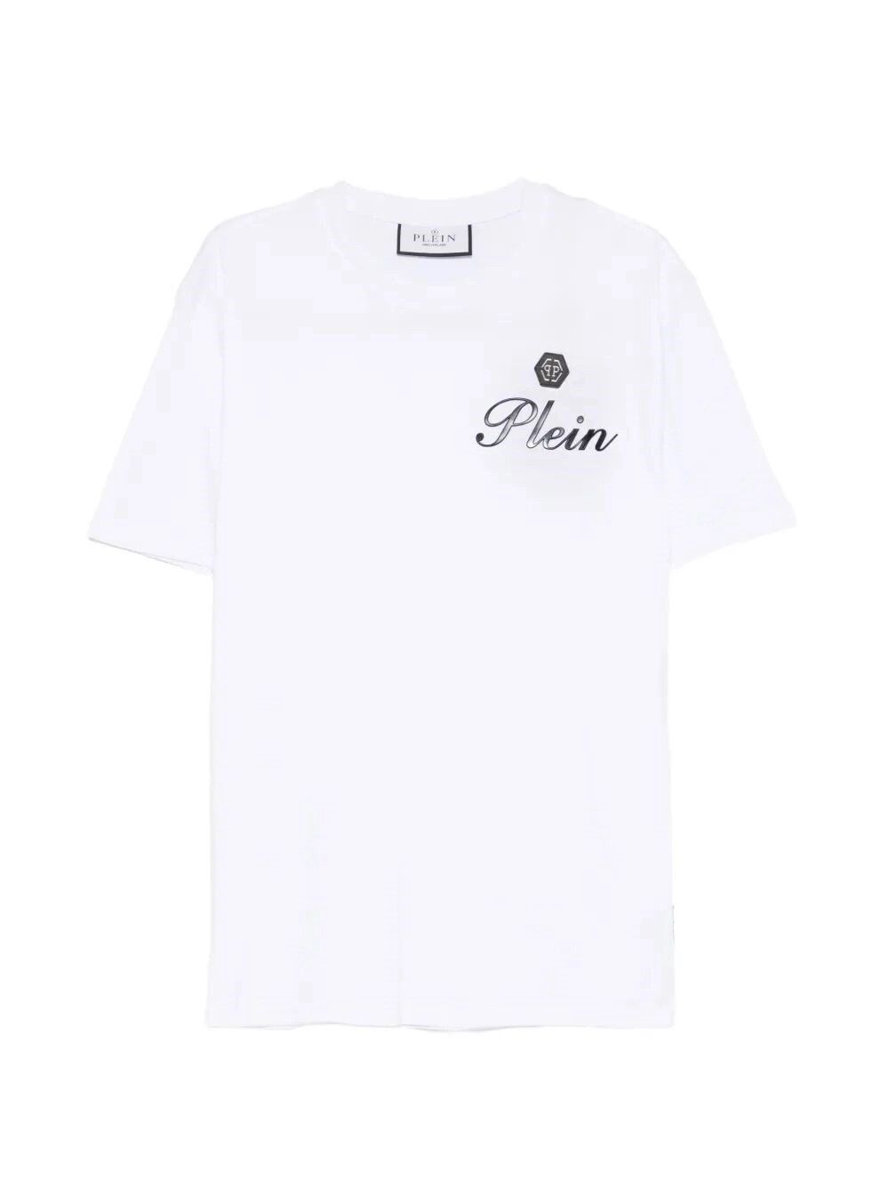 Round-Neck T-Shirt Embossed Signature