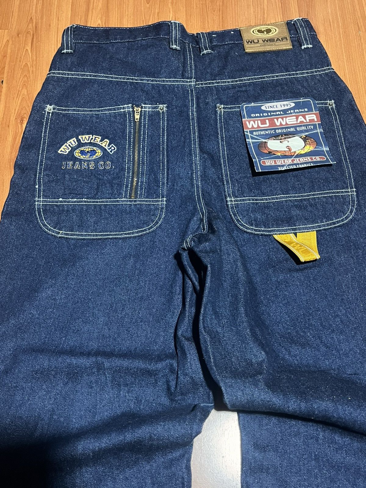 Wu-Tang Clan Vintage Rare Wu-wear Y2K carpenter jeans Size US 33 - 19 Thumbnail