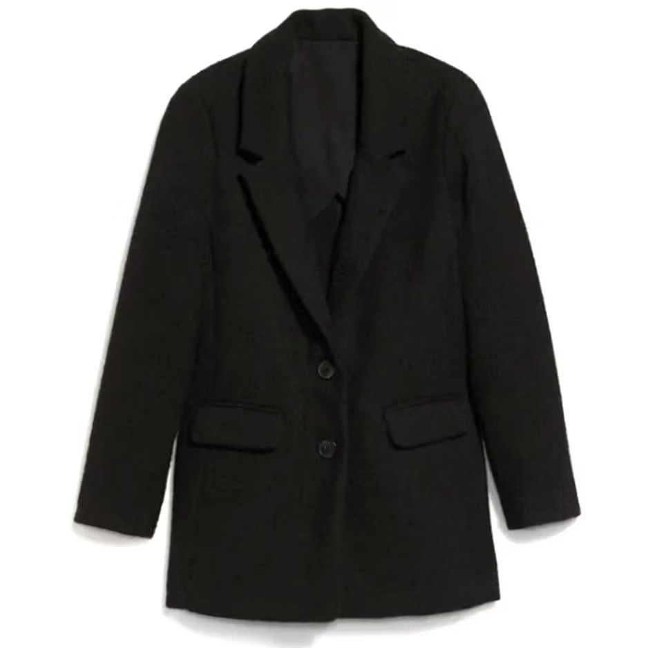 Old Navy Old Navy Oversized Blazer Women XXL Black Classic Preppy Old Money Size XXL / US 16-18 / IT 52-54 - 4 Thumbnail