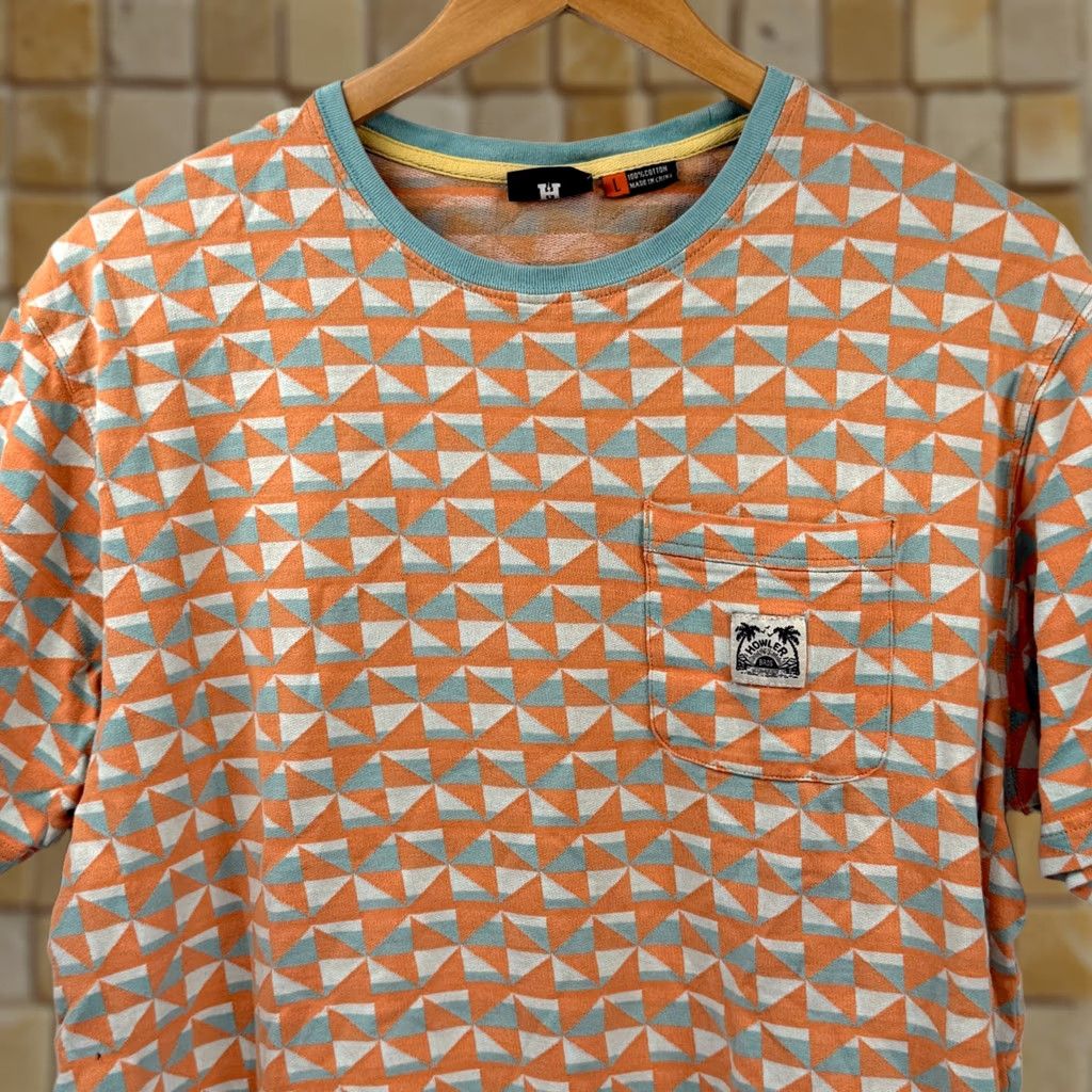 Howler Brothers Howler Brothers T-Shirt Zuma Jacquard Multicolor 100% Cotton Pocket Tee Beach Giants L Men Size US L / EU 52-54 / 3 - 1 Thumbnail