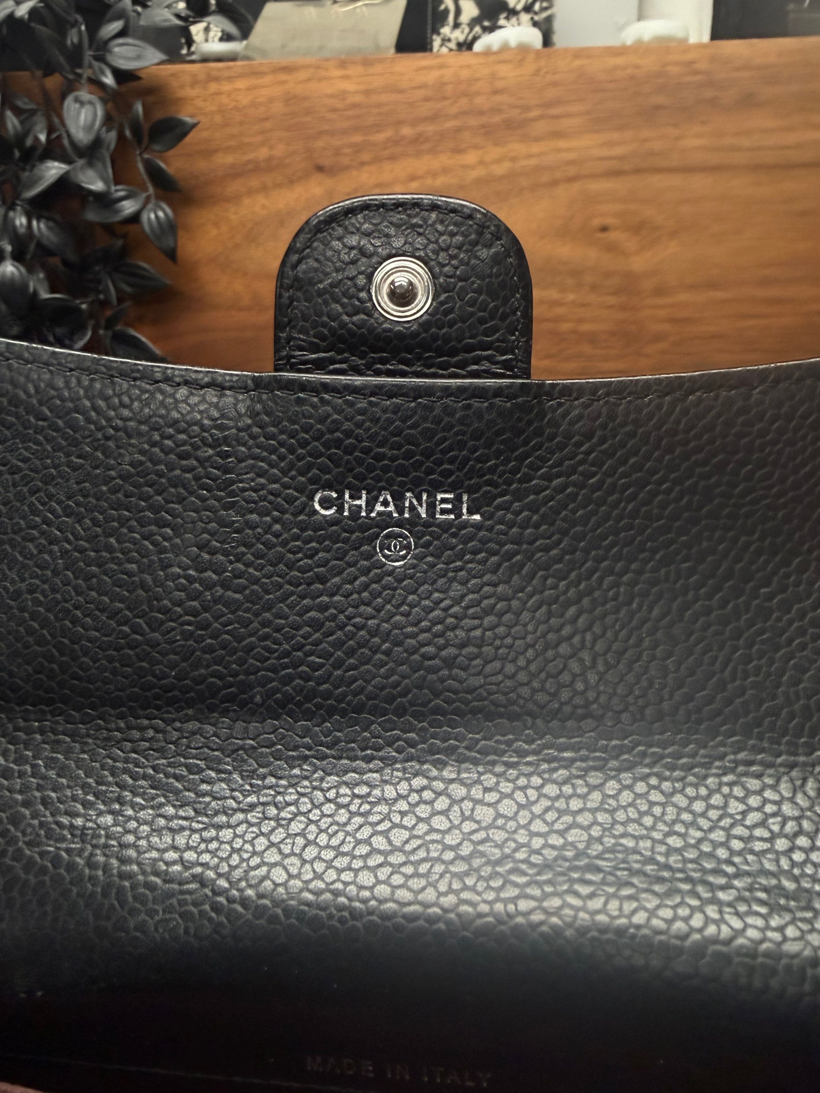 Chanel Chanel Quilted Lambskin Leather CC Top Flap Long Wallet Size ONE SIZE - 4 Thumbnail