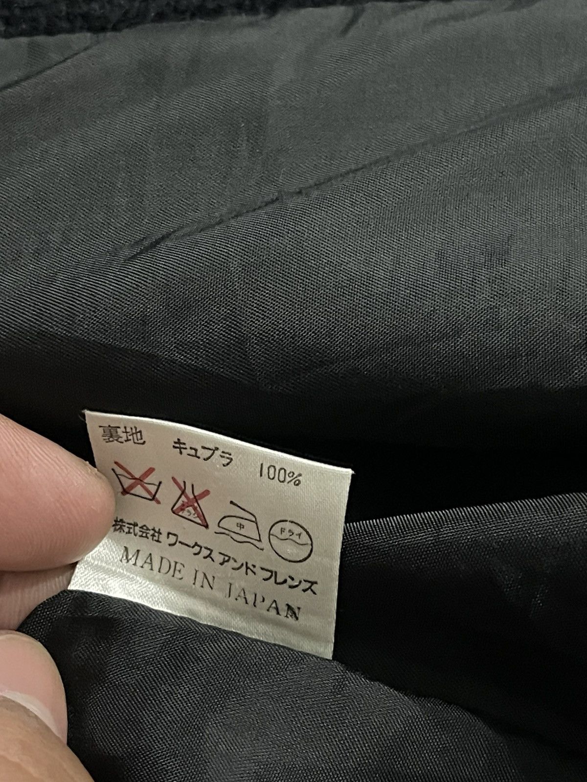 Yohji Yamamoto Vintage Workshop By Yohji Yamamoto Coat Jacket Size 50L - 13 Thumbnail