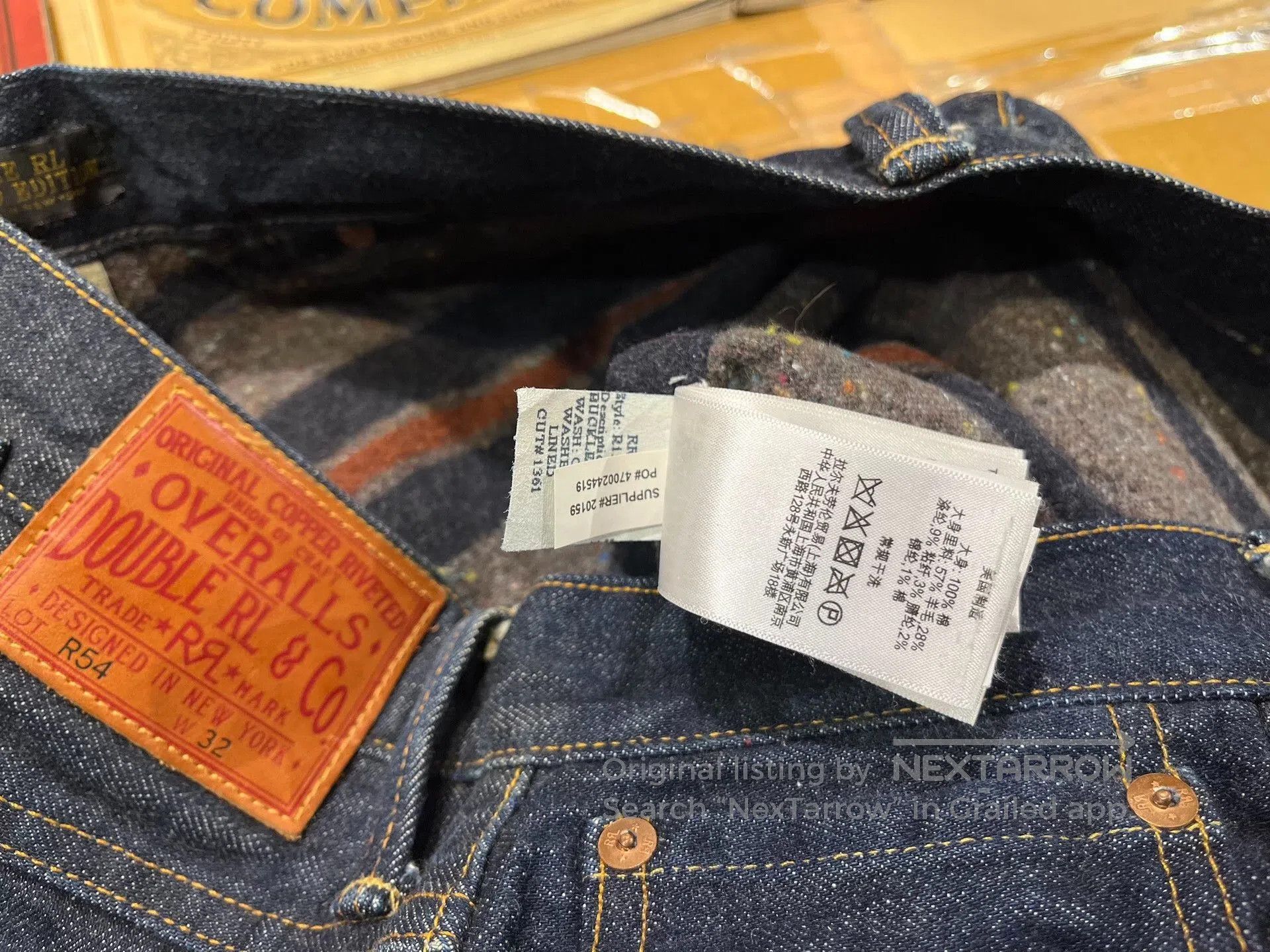 RRL Ralph Lauren RRL Limited Double Layer Thick Jeans. Size US 32 / EU 48 - 6 Thumbnail