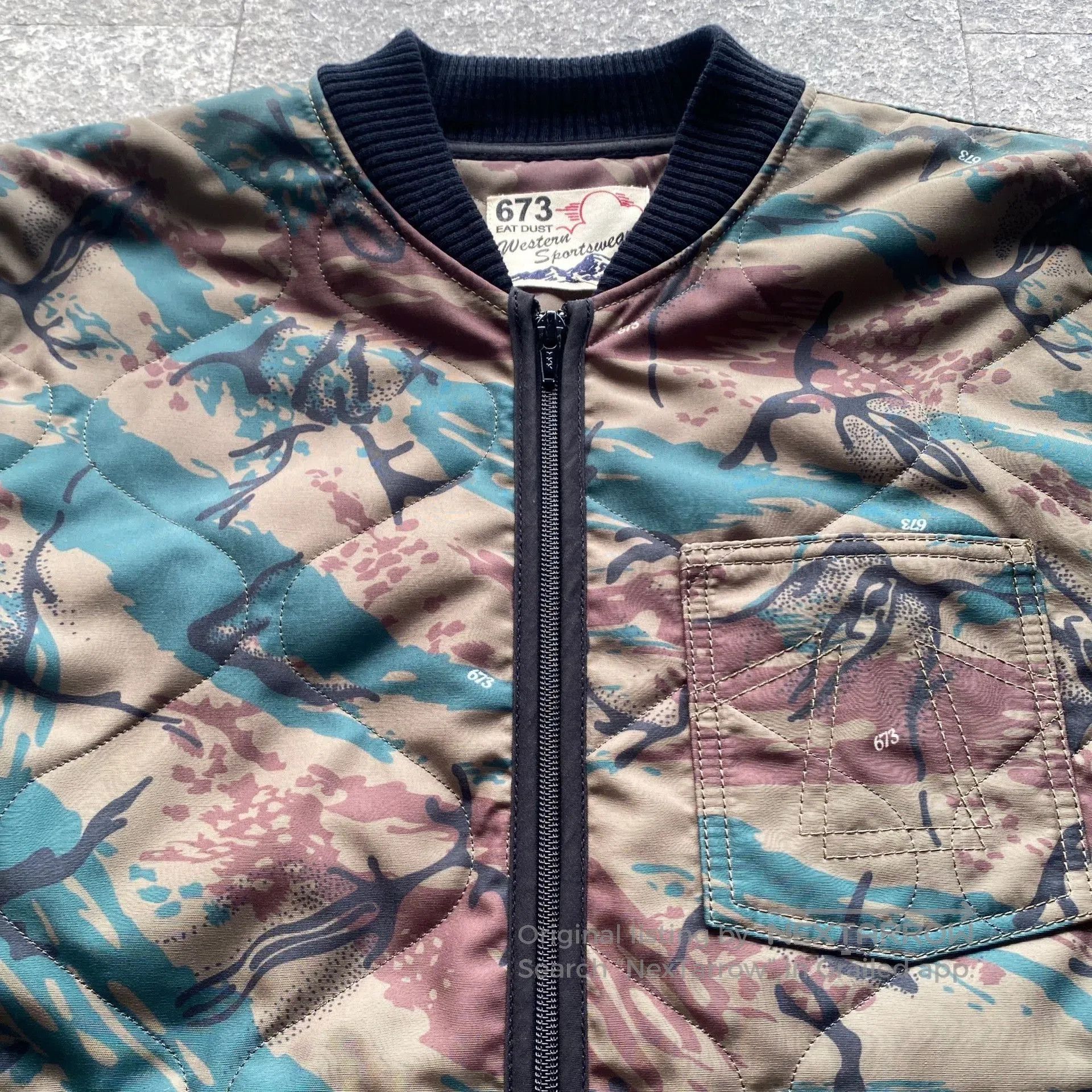Eat Dust Eat Dust Camouflage Quilted Jacket. Size US M / EU 48-50 / 2 - 3 Thumbnail
