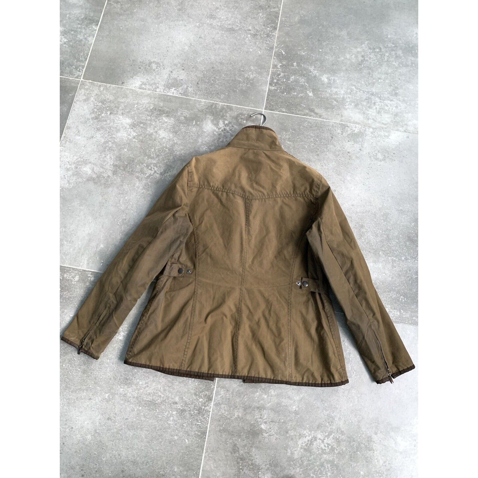 Barbour Women's BARBOUR UTILITY WAX Jacket Coat UK 12 US 8 EU 40 M Size M / US 6-8 / IT 42-44 - 21 Thumbnail