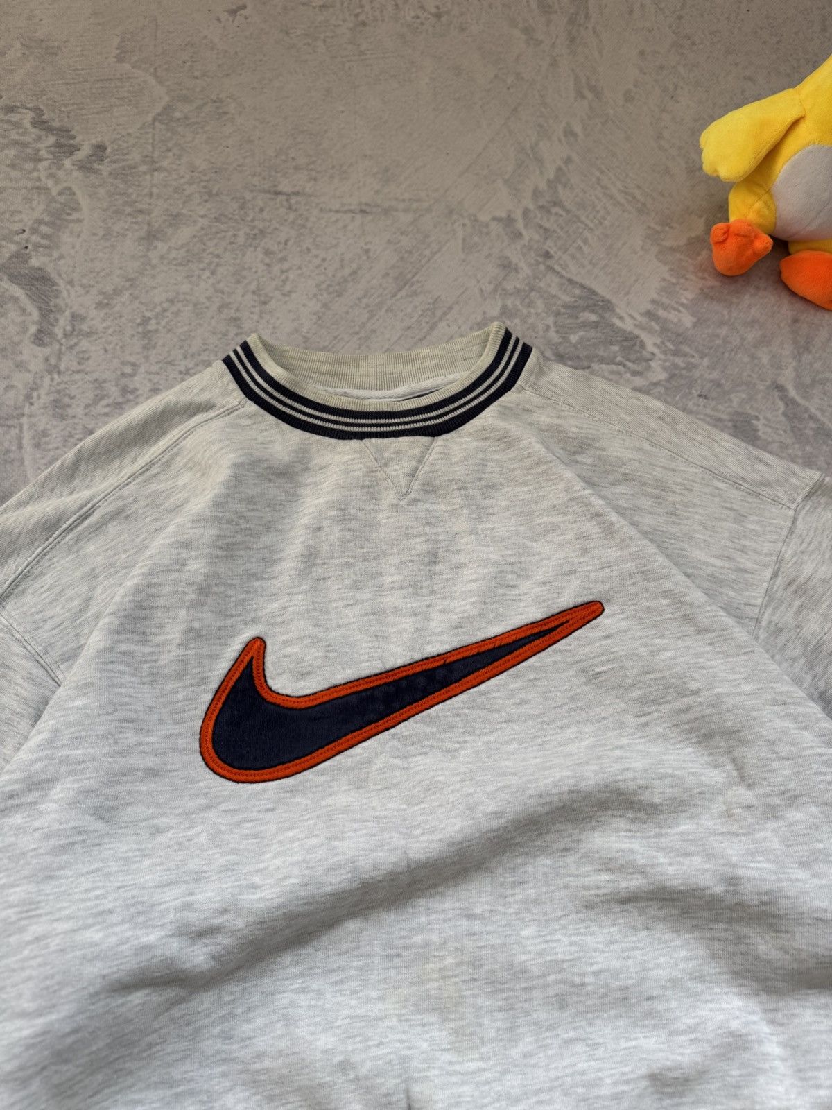 Nike × Vintage NIKE USA VINTAGE 00s OVERSIZE BAGGY SWEATSHIRT CENTER LOGO Size US M / EU 48-50 / 2 - 4 Thumbnail