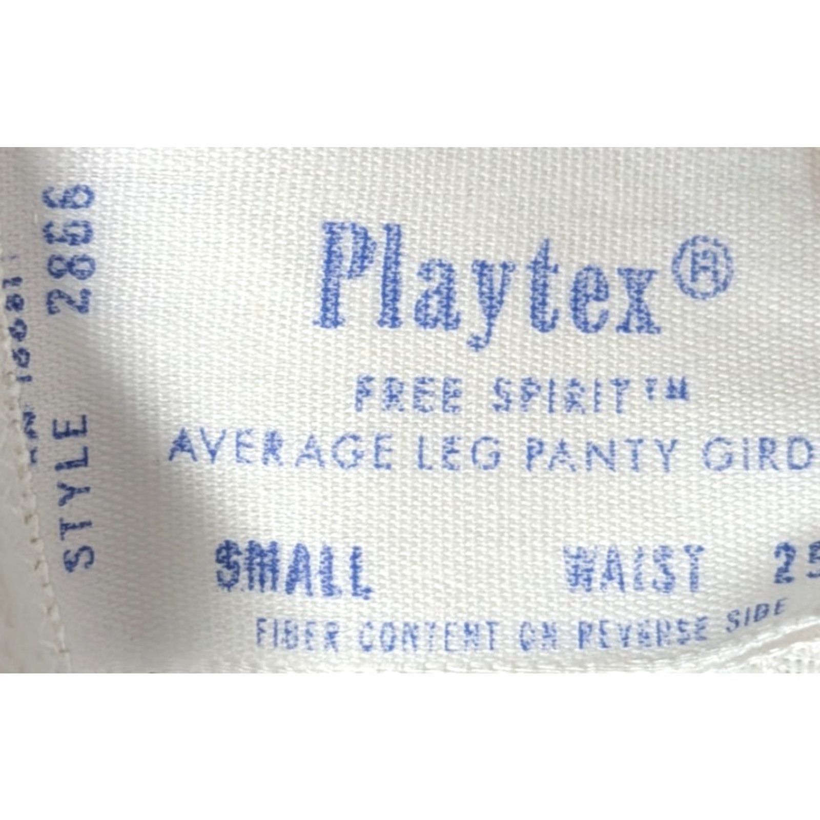 Vintage VINTAGE Playtex Girdle Small White Floral Panty 2866 Free Spirit Average Leg 1960s Nylon White Womens Size 28" / US 6 / IT 42 - 4 Thumbnail