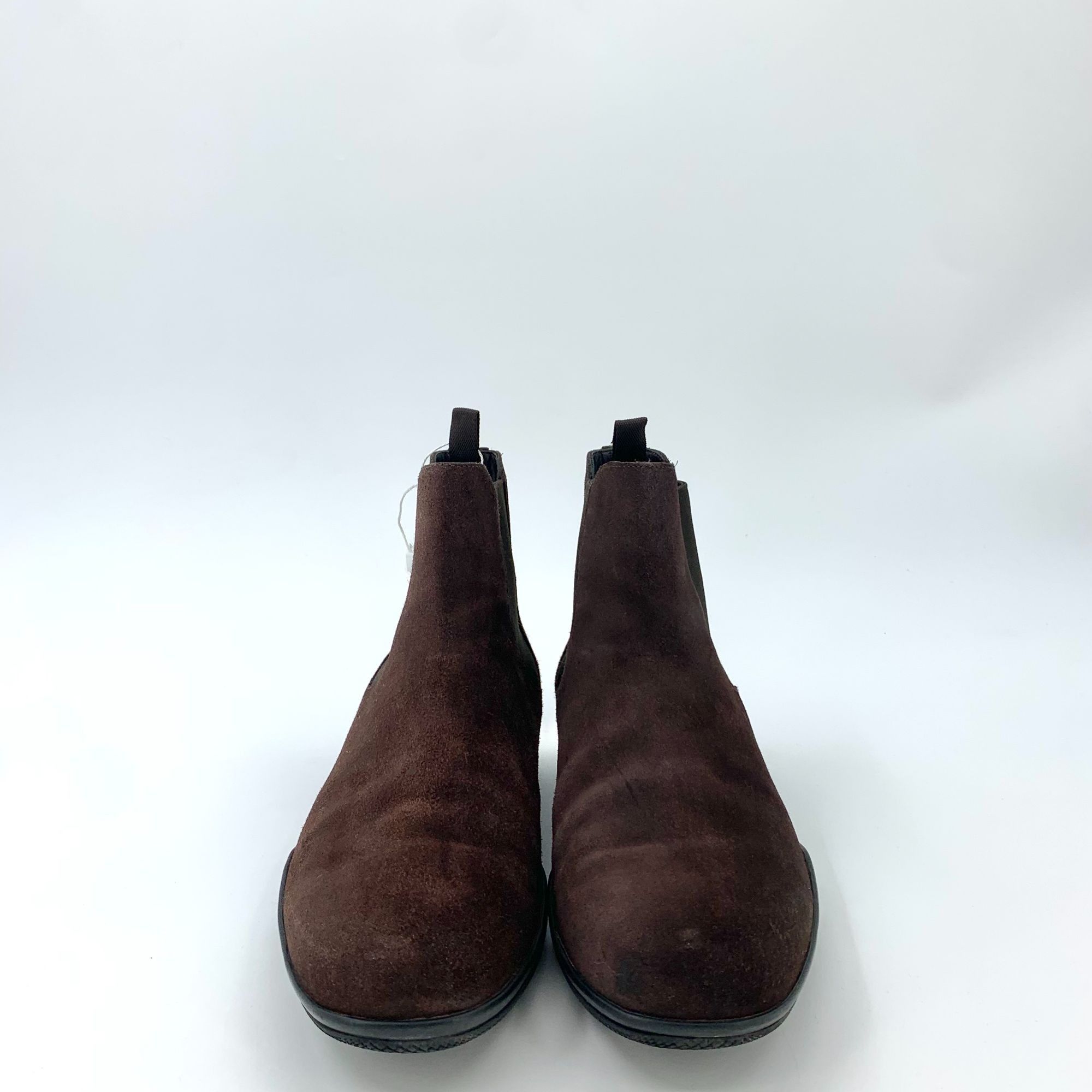 Prada Prada Burgundy Suede Ankle Boots (Size 39) Size US 9 / IT 39 - 10 Thumbnail