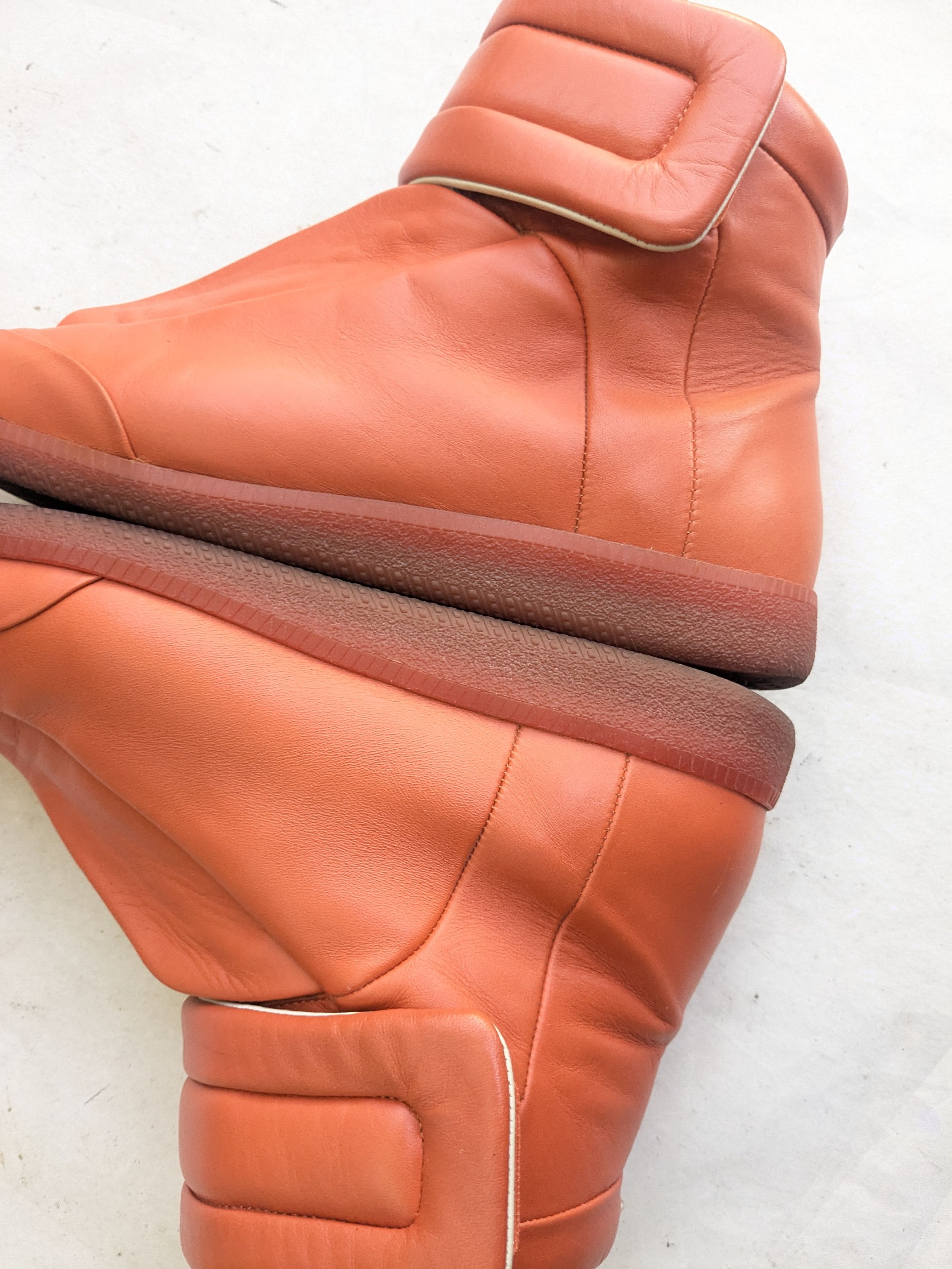 Maison Margiela Maison Margiela Future Orange High Tops 10 43 Size US 10 / EU 43 - 10 Thumbnail