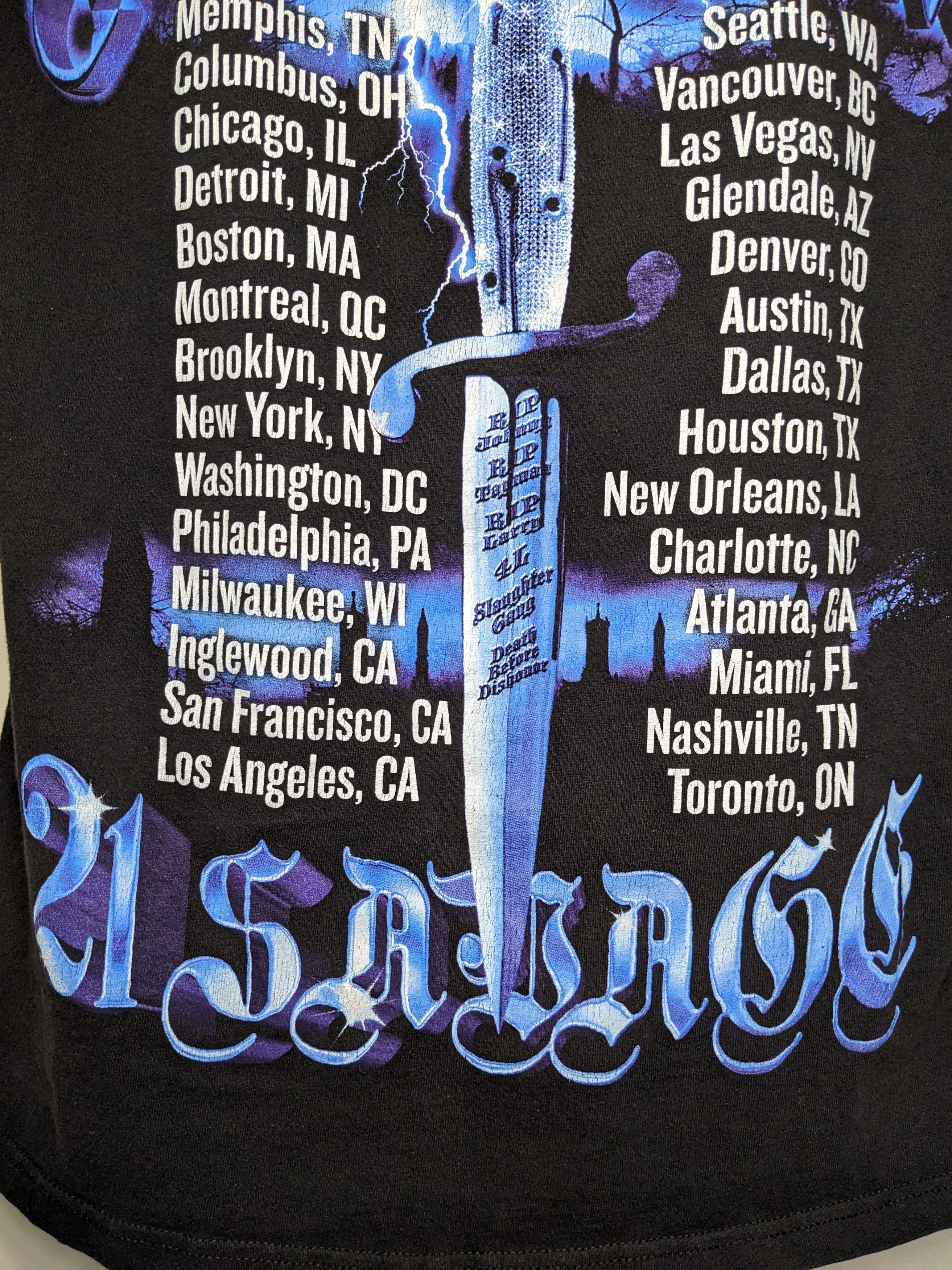 21 Savage 21 Savage Drake Its All A Blue Tour Shirt XL Rap Graphic Tee Size US XL / EU 56 / 4 - 7 Thumbnail