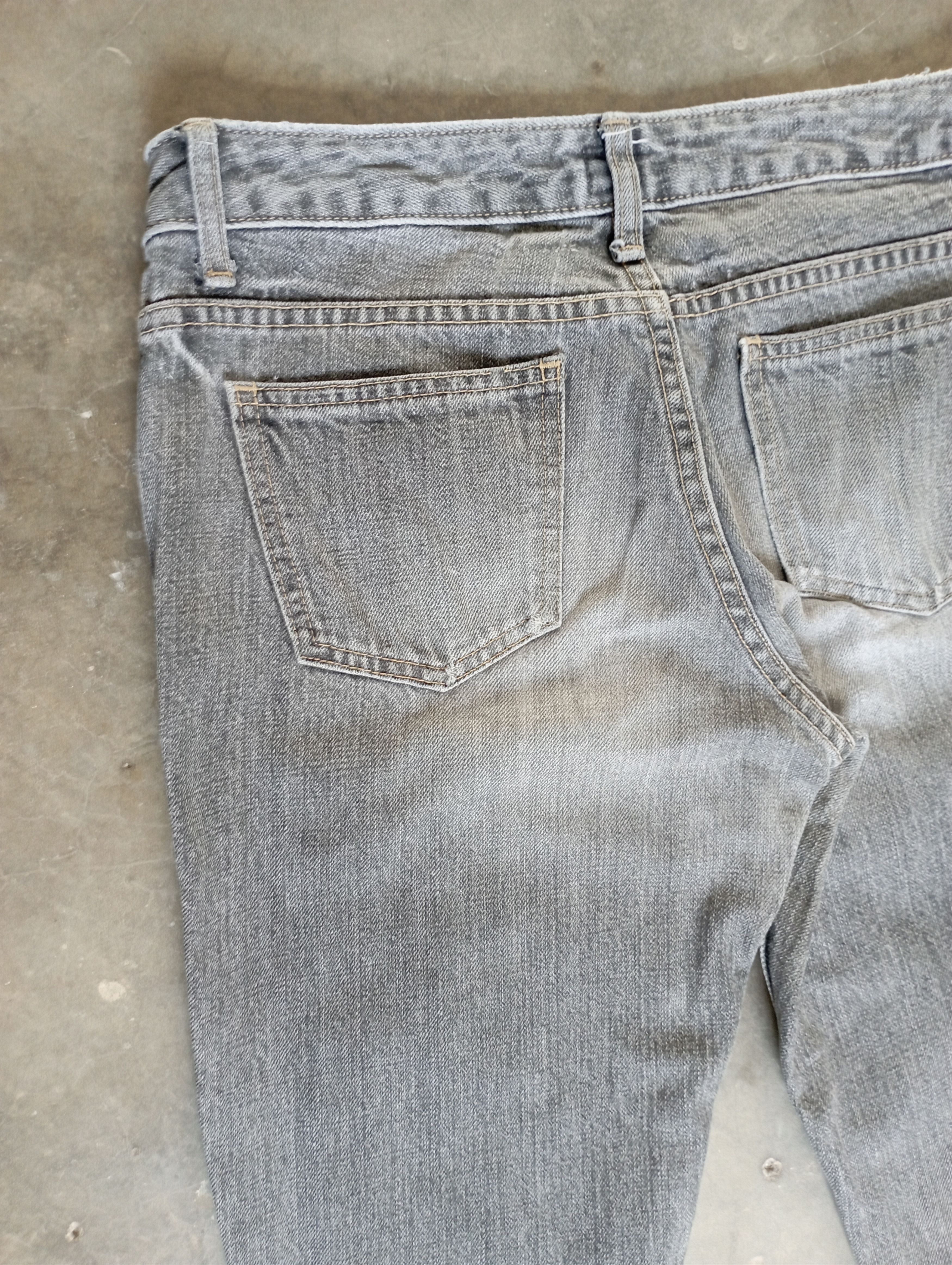 Japanese Brand Flare Jeans Japan Faded Distressed ET BOiTE Low Rise Jeans Size US 30 / EU 46 - 14 Thumbnail