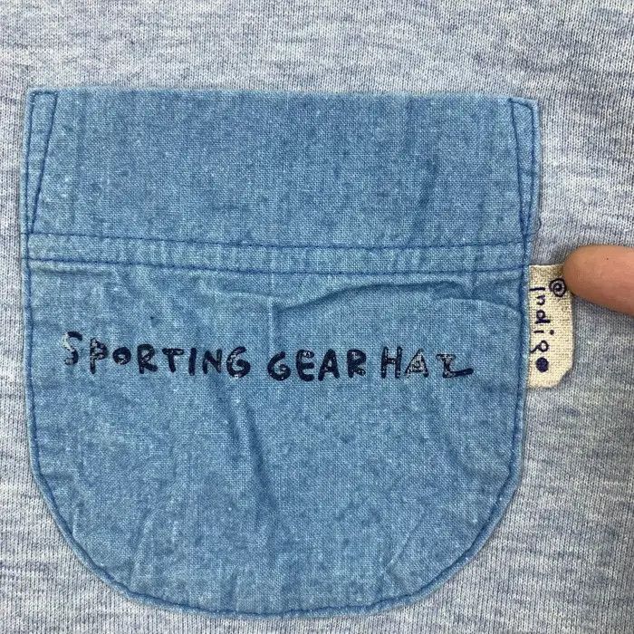 Issey Miyake Vintage ISSEY MIYAKE HAI Sporting Gear Indigo Tee Shirt Size M / US 6-8 / IT 42-44 - 3 Thumbnail