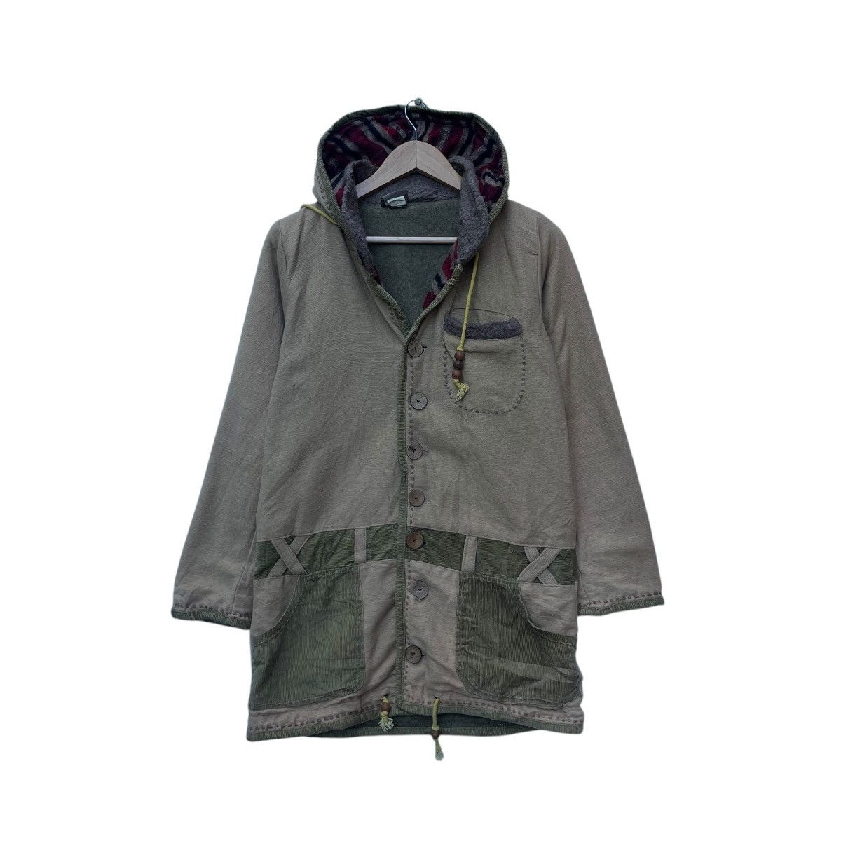Japanese Brand × Vintage 💥Japanese Brand Hamock Blanket Hooded Inspired Kapital Size US M / EU 48-50 / 2 - 1 Thumbnail