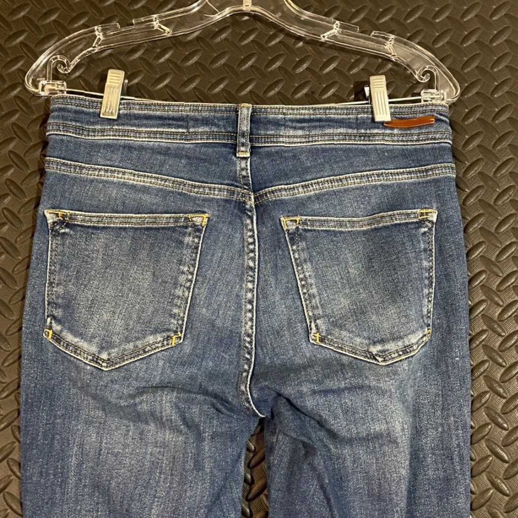 Vintage Pilcro and the Letterpress Anthropologie High Rise Skinny Jeans Women Size 27 Blue Skinny Womens 27 High Rise Jeans Size 27" / US 4 / IT 40 - 3 Thumbnail