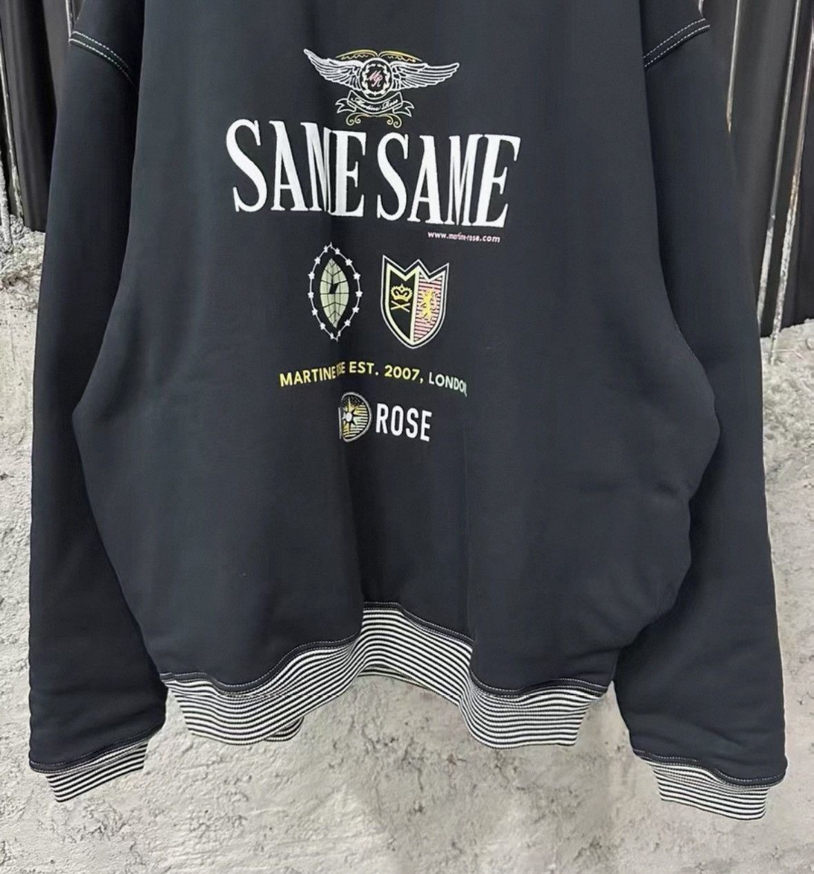 Martine Rose martine rose long sleeve sweatshirt in black. Size US L / EU 52-54 / 3 - 4 Thumbnail