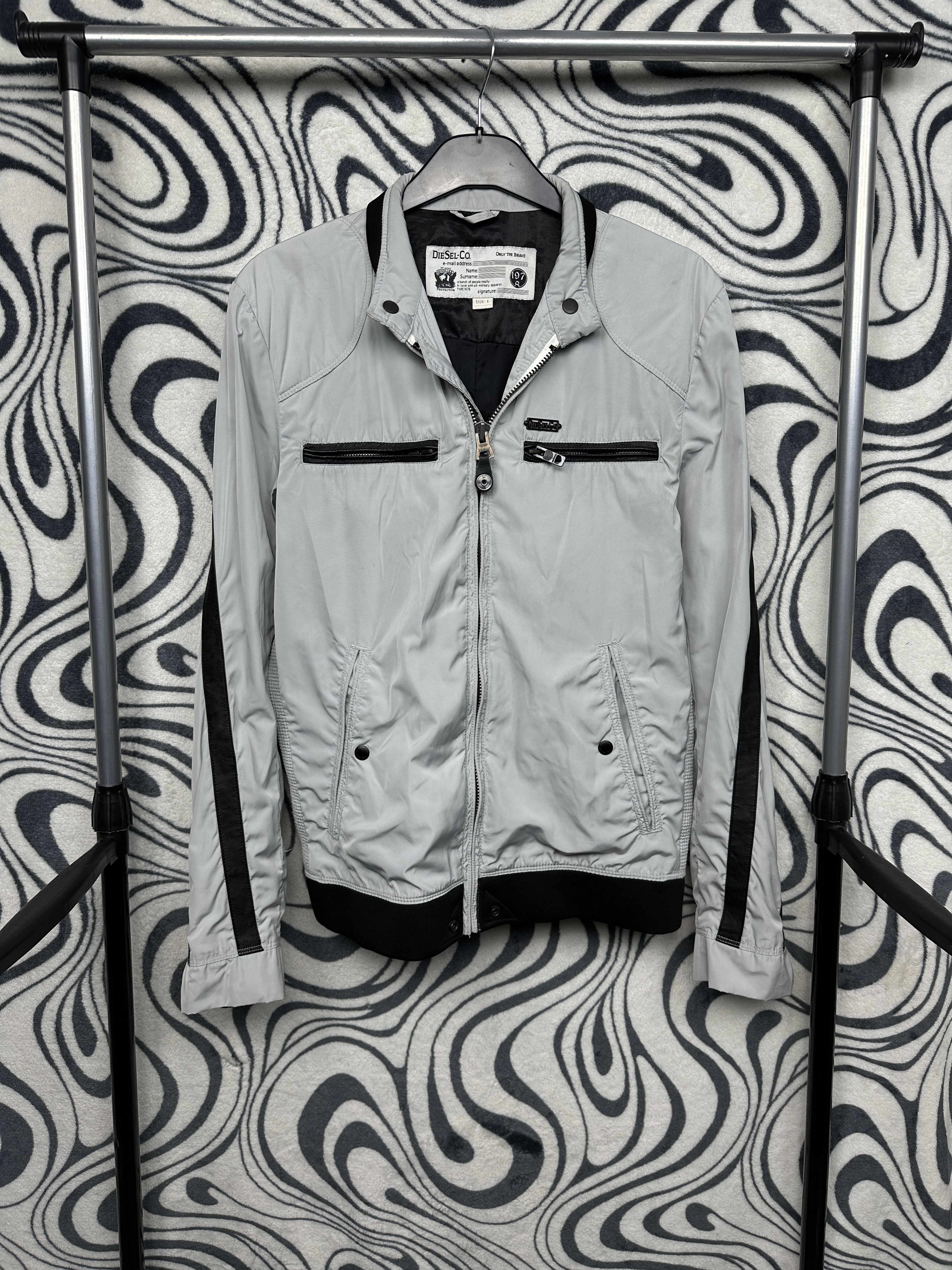 Diesel Diesel Nylon and Leather Biker Jacket Size US L / EU 52-54 / 3 - 1 Thumbnail