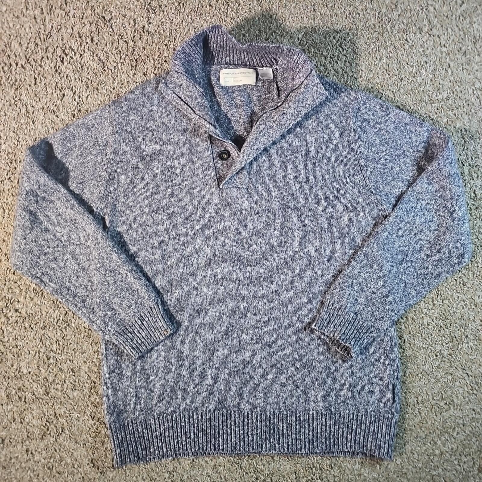 Other French Connection XL Henley Sweater Size US XL / EU 56 / 4 - 1 Thumbnail