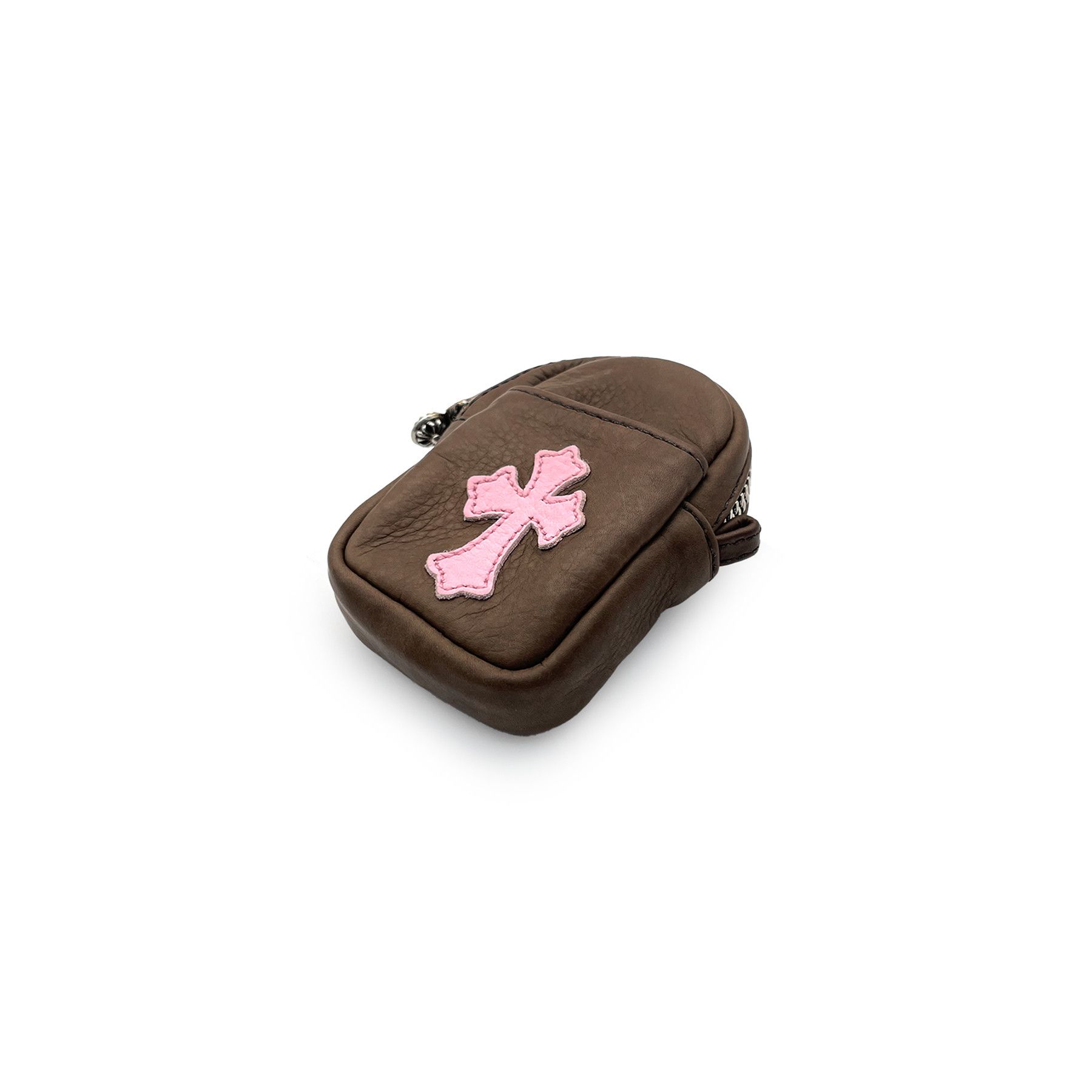 Chrome Hearts Chrome Hearts Brown Cross Patch Airpod Micro Take Wallet Size ONE SIZE - 2 Thumbnail