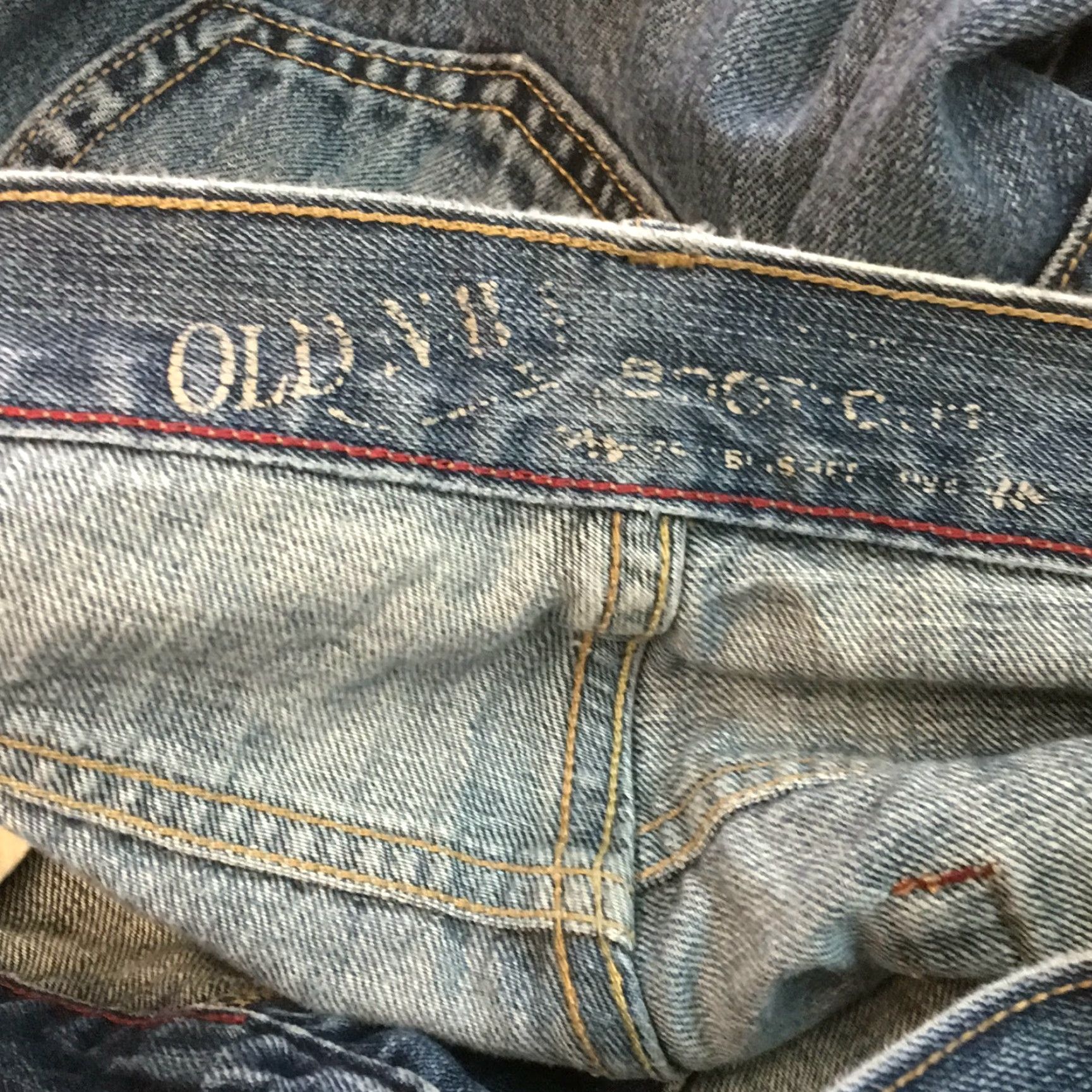 Old Navy Old Navy Womens Bootcut Jeans Blue Distressed Denim Mid Rise 33X32 Regular 5-Pocket Slim Fit Womens Jeans Size 24" / US 00 / IT 34 - 6 Thumbnail