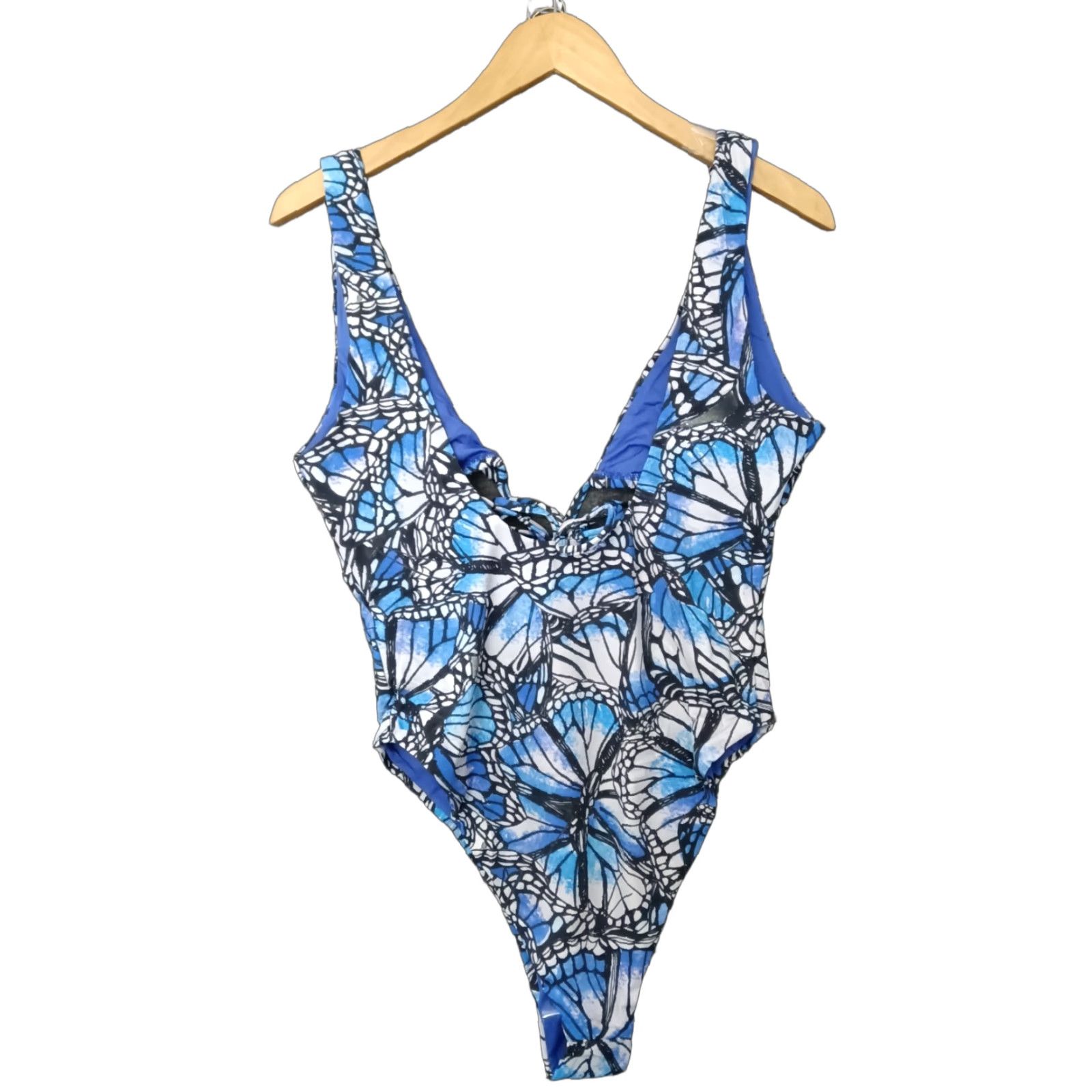 Triangl Toluca One Piece Swimsuit Multicolor Triangle Waist Wrap Open Tummy Size M Women Size ONE SIZE - 1 Thumbnail
