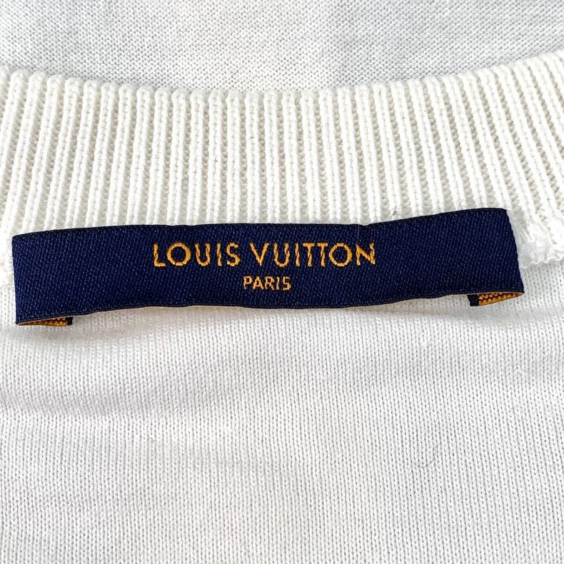 Louis Vuitton Louis Vuitton White Astronaut printed cotton crew neck sho Size US L / EU 52-54 / 3 - 6 Thumbnail