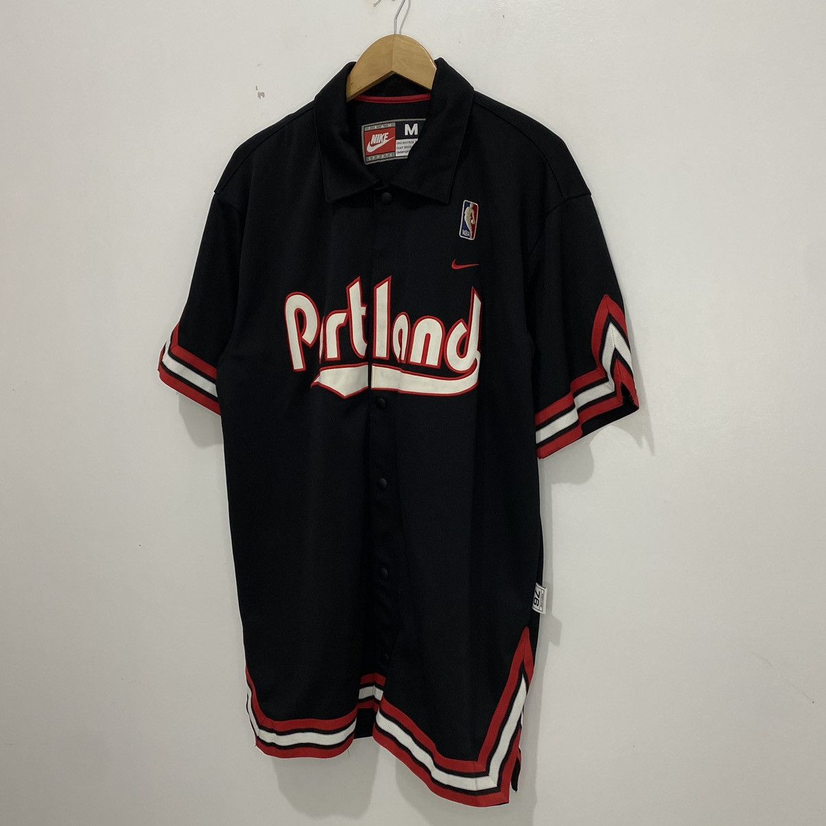 Nike Nike Portland Trailblazers Warm Up Jersey Size US M / EU 48-50 / 2 - 2 Thumbnail