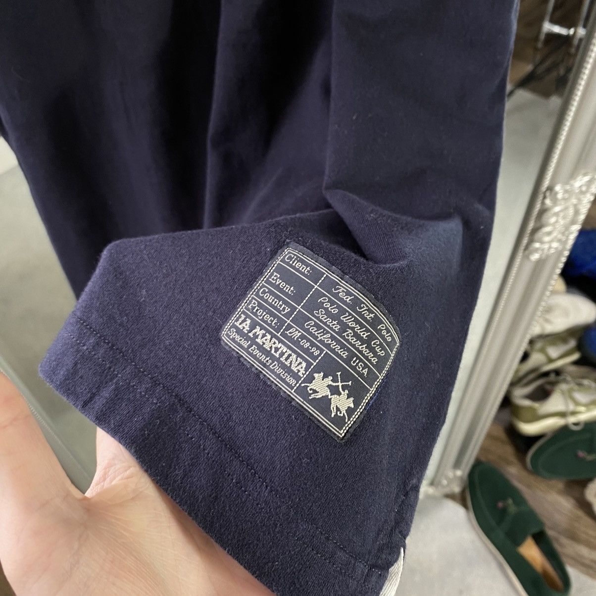 La Martina La Martina polo t shirt big logo vintage 4 England Size US XL / EU 56 / 4 - 8 Thumbnail
