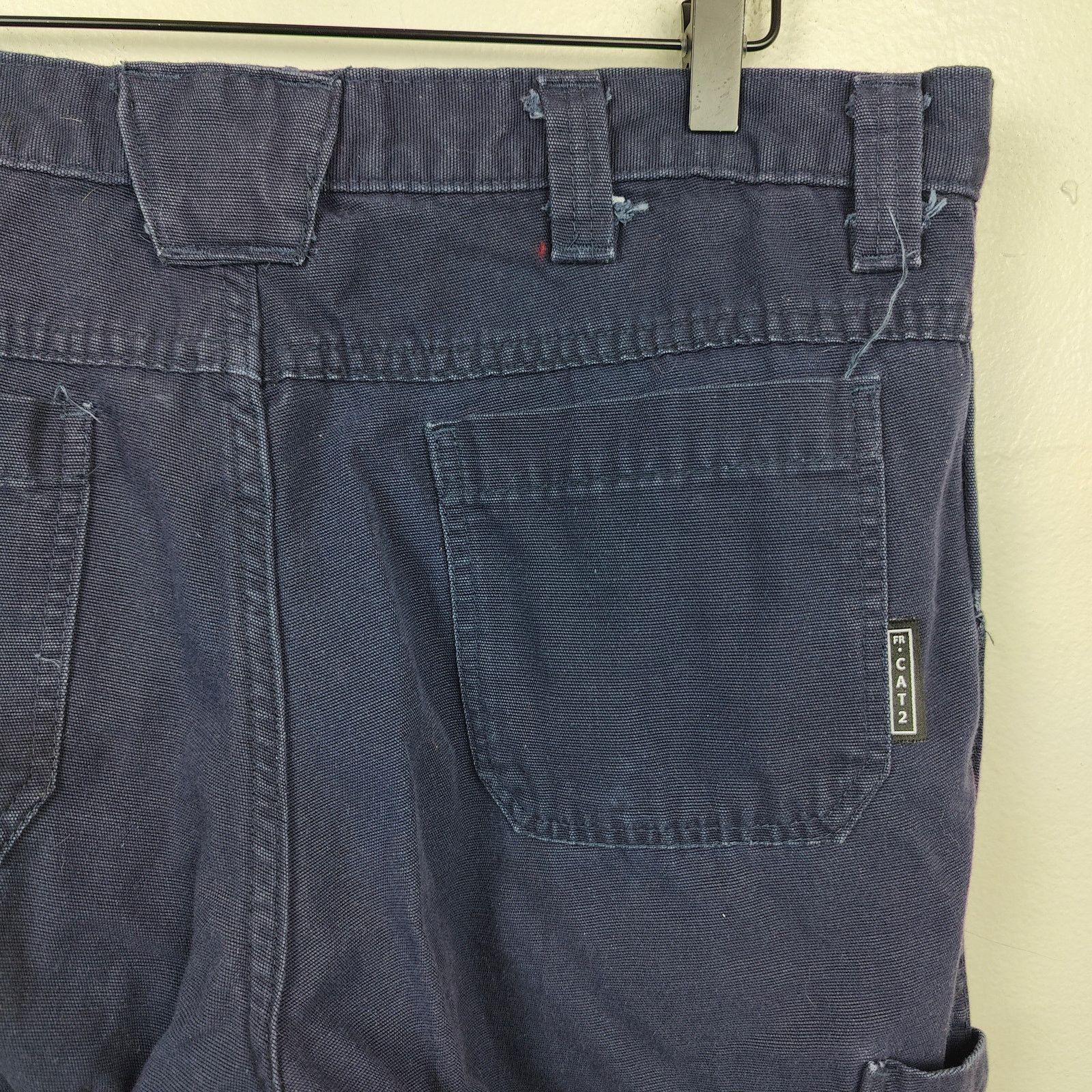 Other Dragonwear FR Pants Mens 34x34 Navy Blue Workwear Size US 34 / EU 50 - 5 Thumbnail