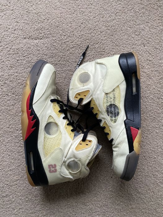 snkrs off white jordan 5
