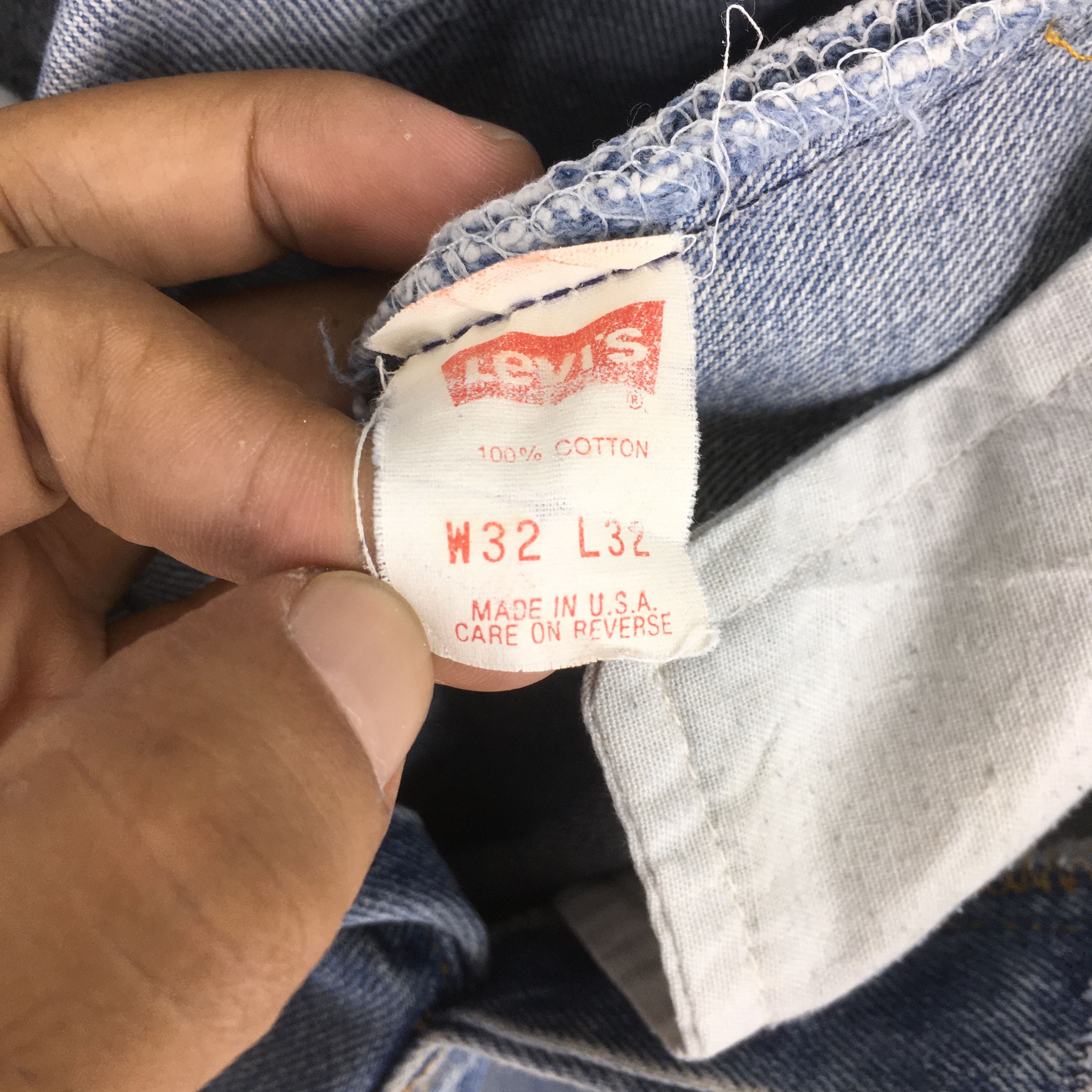 Levi's Size 28x28 Vintage 80s Levi's 501XX Straight Leg Jeans S1642 Size US 28 / EU 44 - 12 Thumbnail