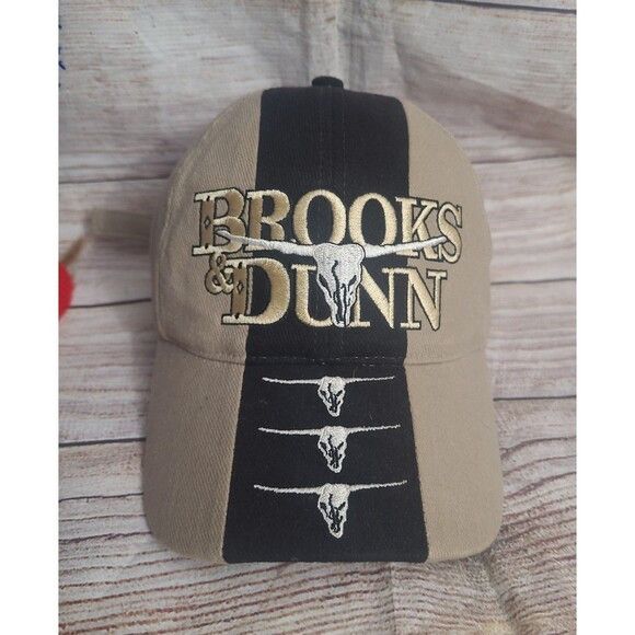 Brockum Vintage Brooks & Dunn dad hat concert tour Size ONE SIZE - 2 Thumbnail