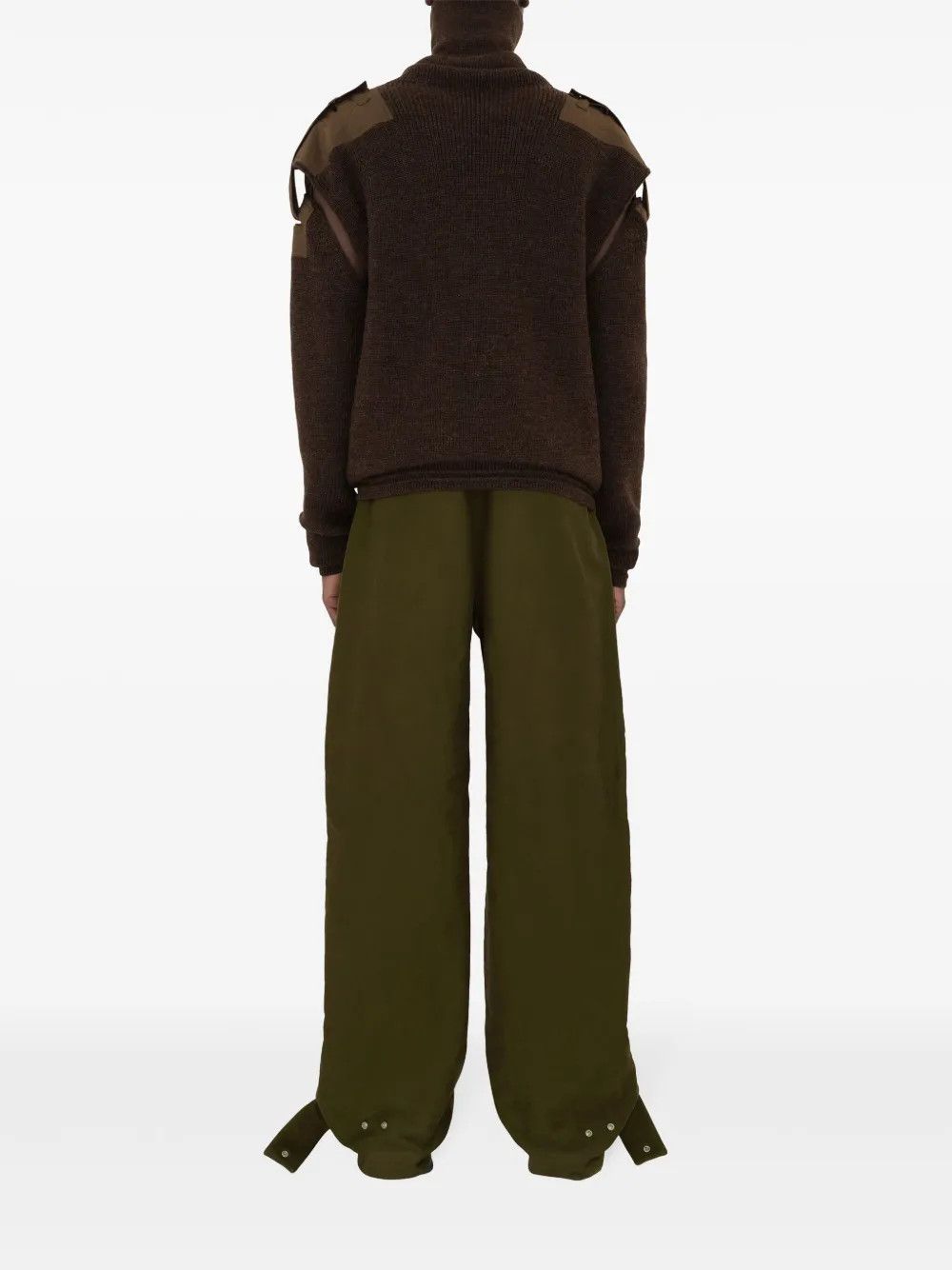 Burberry o1y0426 Turtleneck Sweater in Dark Brown Size US XL / EU 56 / 4 - 4 Thumbnail