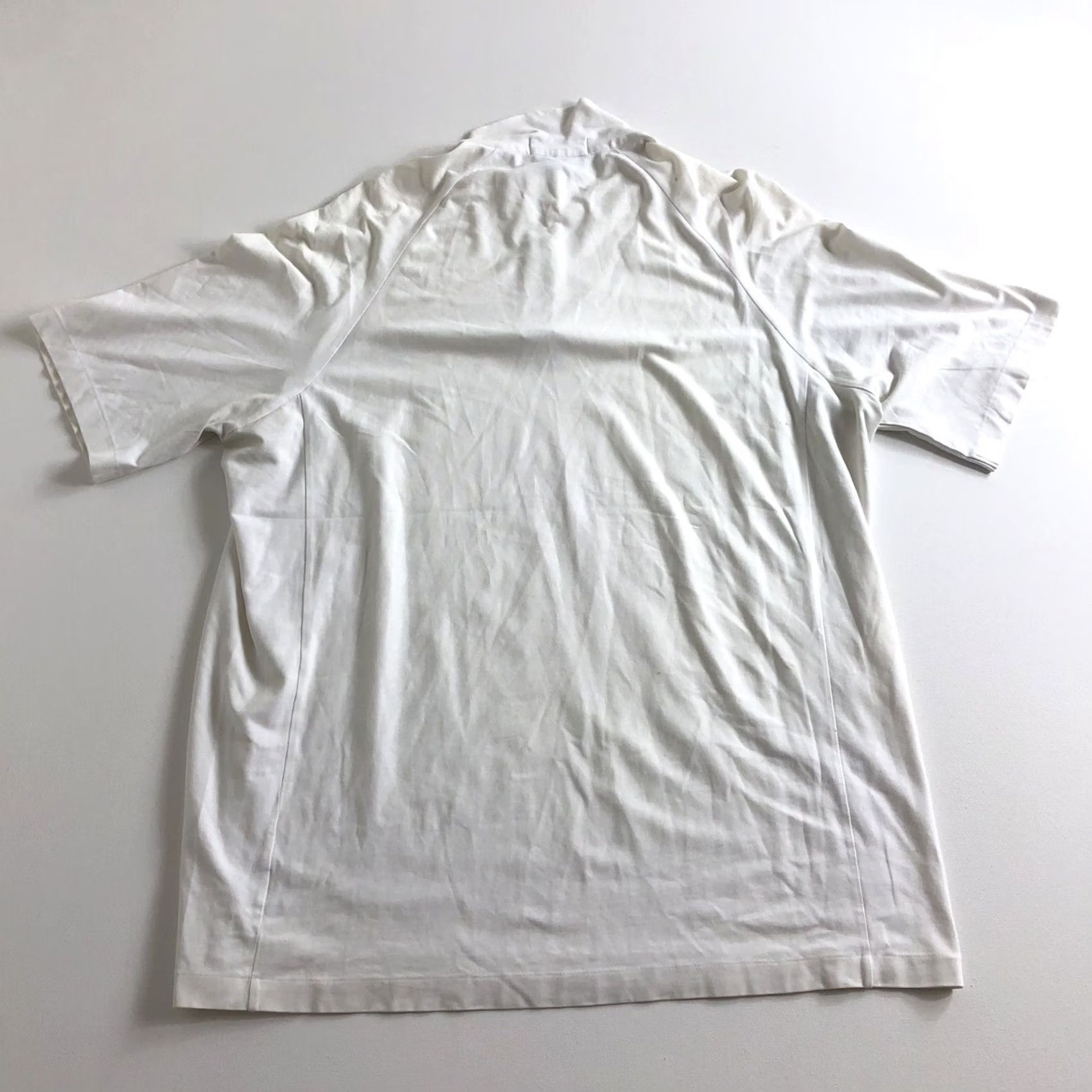 Polo Ralph Lauren Polo Ralph Lauren Quarter Zip Mens Sz L White Short Sleeve Moisture Management Size US L / EU 52-54 / 3 - 6 Thumbnail