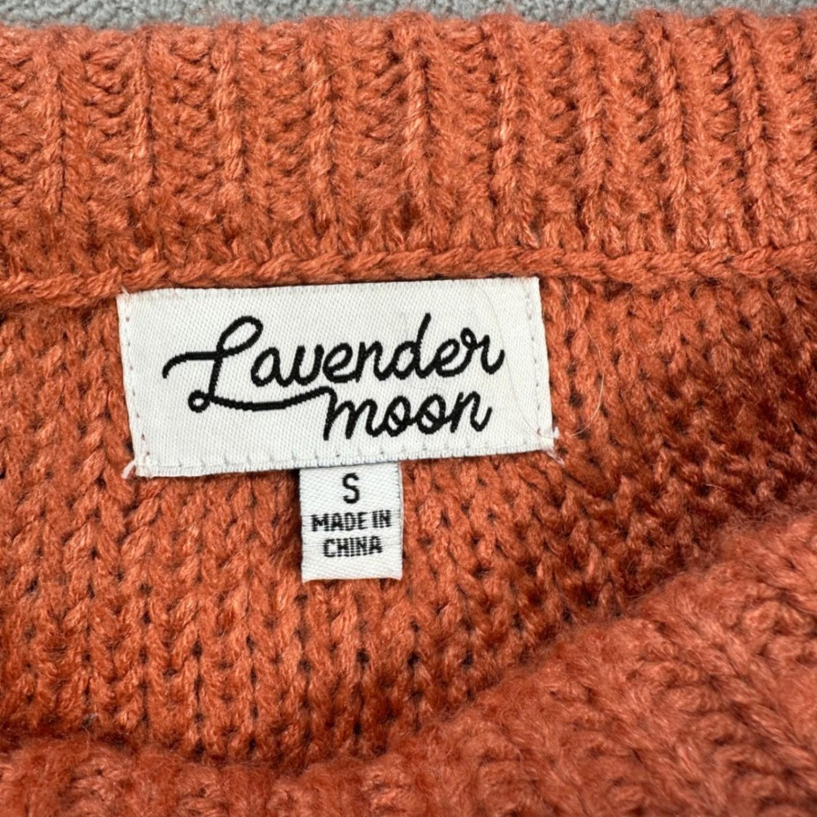 Other Lavender Moon Cable Knit Mini Skirt S Sweater Fall Winter Size 28" / US 6 / IT 42 - 4 Thumbnail