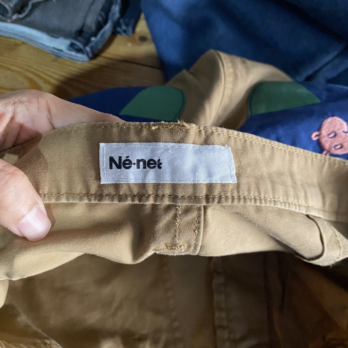 Issey Miyake Ne-net Carpenter Pants – Khaki w/ Playful Back Pockets Size US 29 - 14 Thumbnail