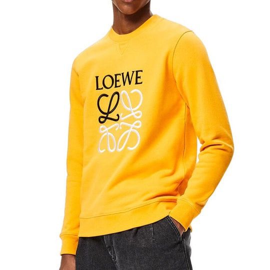 Loewe Loewe Anagram Logo Embroidered Cotton Pullover Size US L / EU 52-54 / 3 - 2 Thumbnail