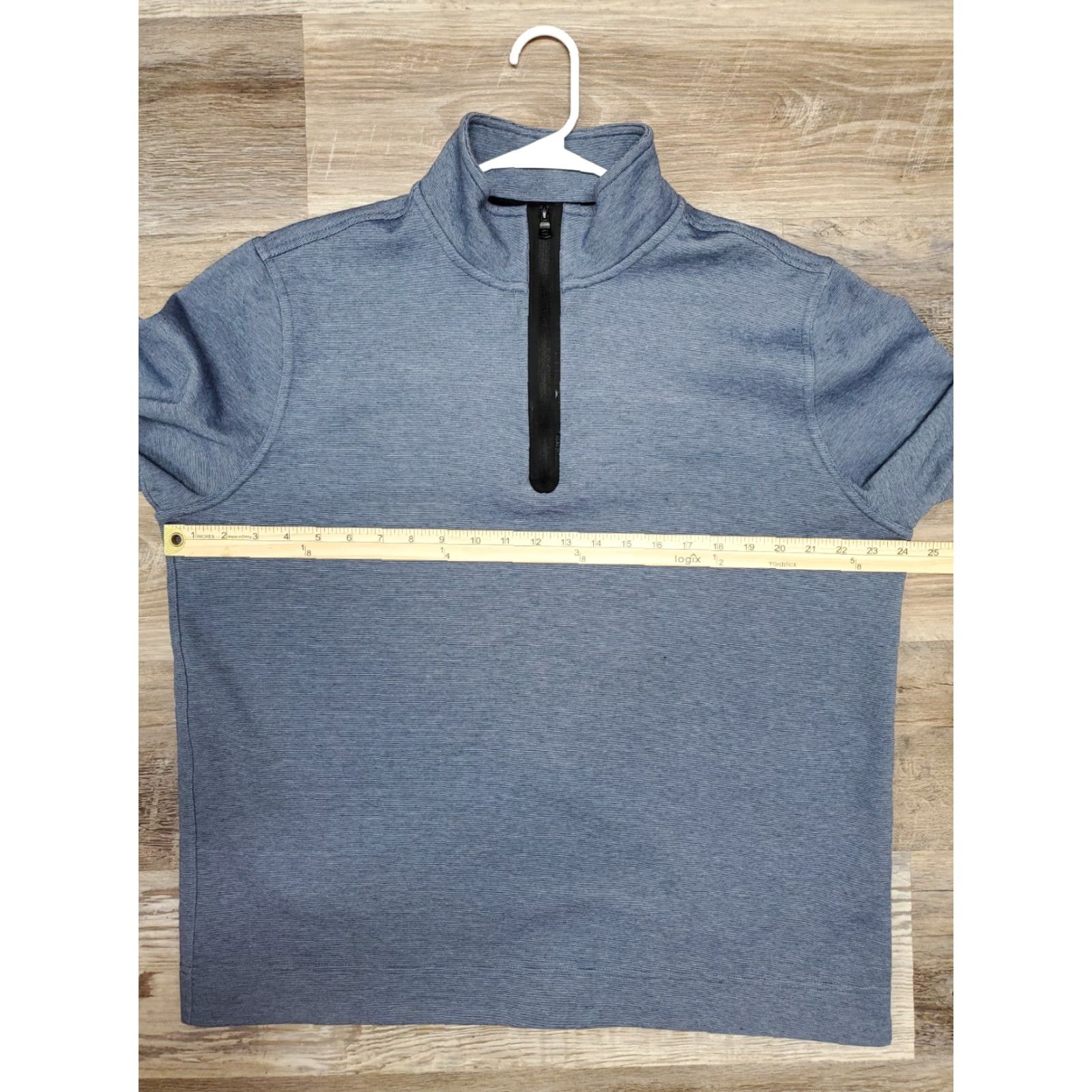 Banana Republic VINTAGE Banana Republic 1/4 Zip Mens XL Navy Blue Pullover Sweatshirt Cotton Blend Knit Zipper Size US XL / EU 56 / 4 - 6 Thumbnail