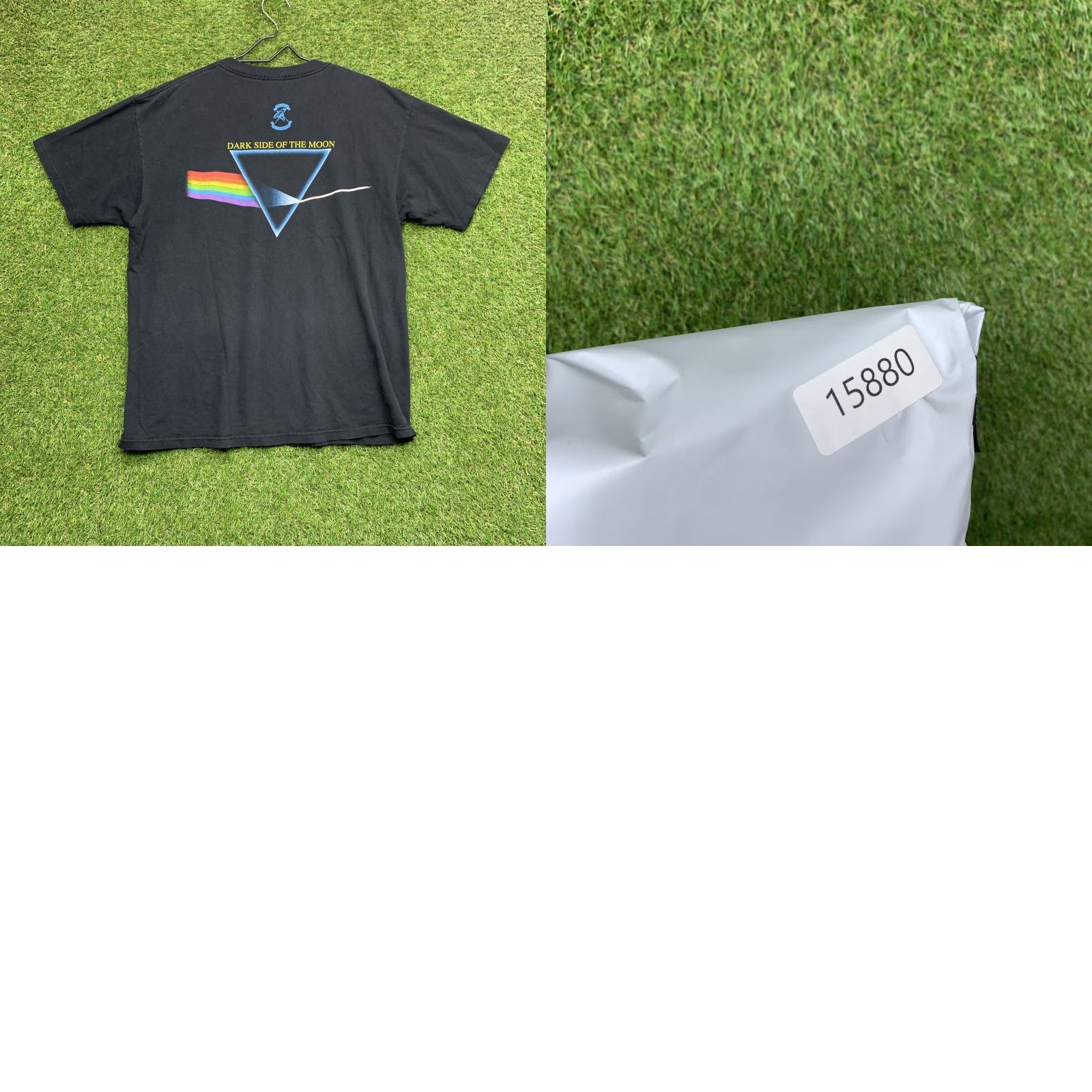 Vintage Pink Floyd Shirt Mens Large Black Dark Side Of The Moon Band Tee Rock Music Size US L / EU 52-54 / 3 - 8 Thumbnail