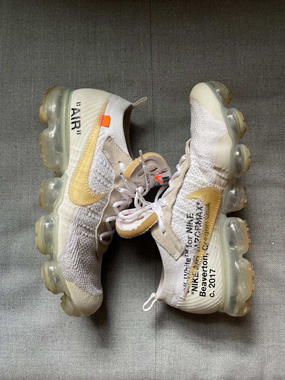 Pre-owned Nike X Off White Off-white X Nike Air Vapormax White Shoes