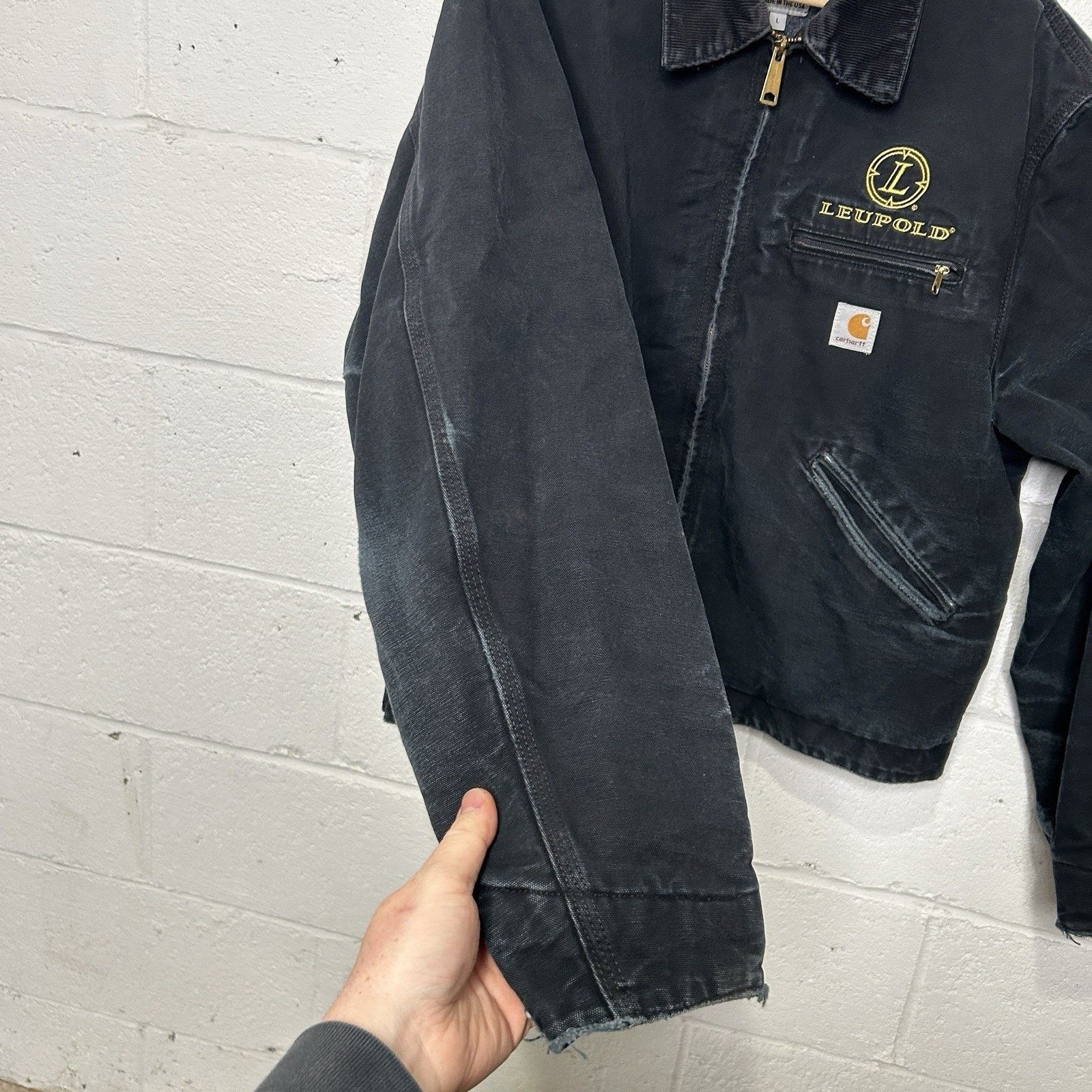 Carhartt Vintage Carhartt Blanketed Detroit Jacket “Black” Leupold Size US L / EU 52-54 / 3 - 8 Thumbnail