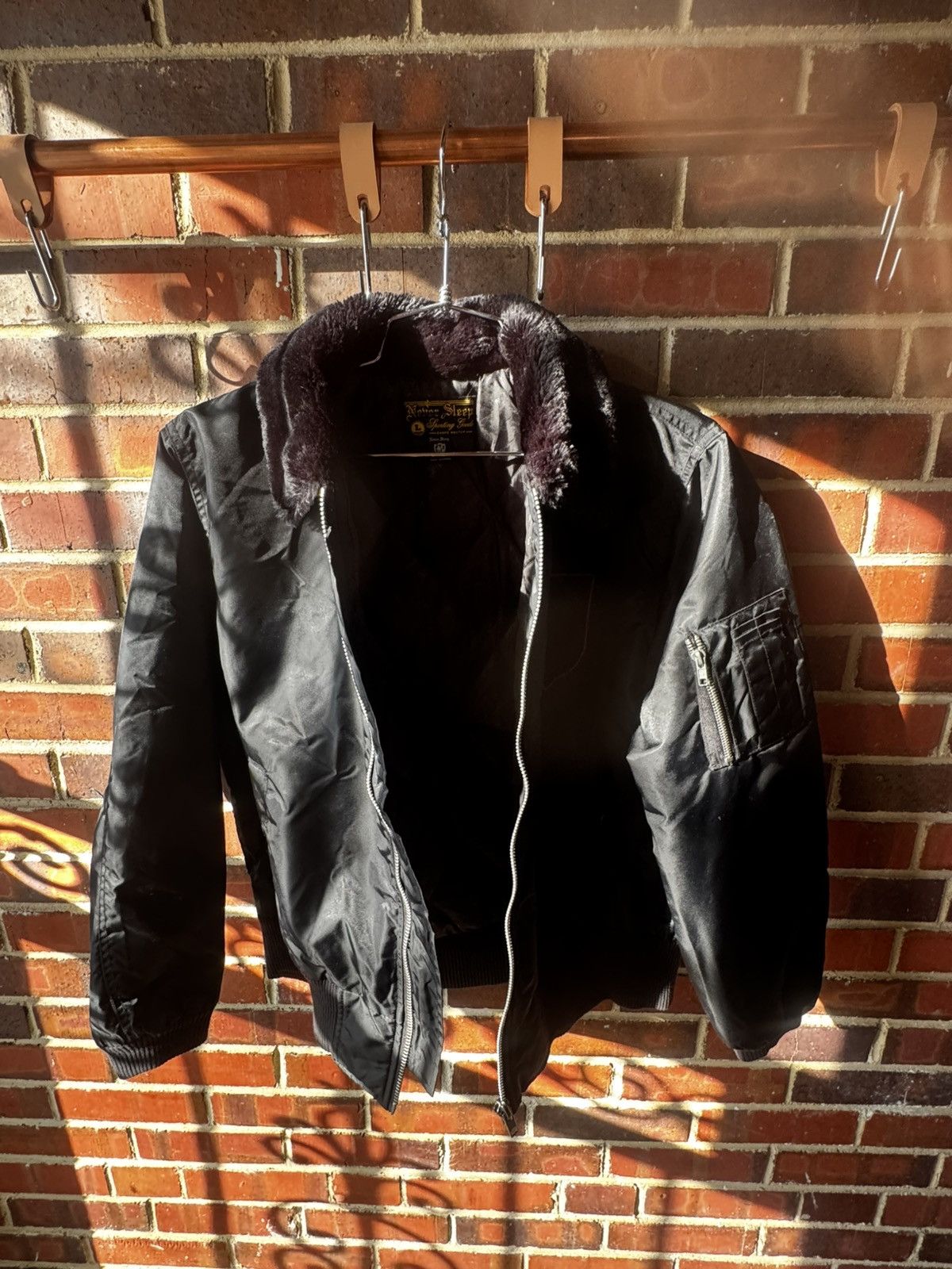 Other Never Sleep Satin Bomber by Rogues Gallery Size US L / EU 52-54 / 3 - 3 Thumbnail