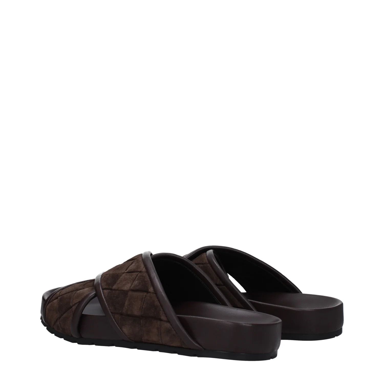 Bottega Veneta ob1o1e0325 Suede Slippers in Brown Size US 8 / EU 41 - 4 Thumbnail