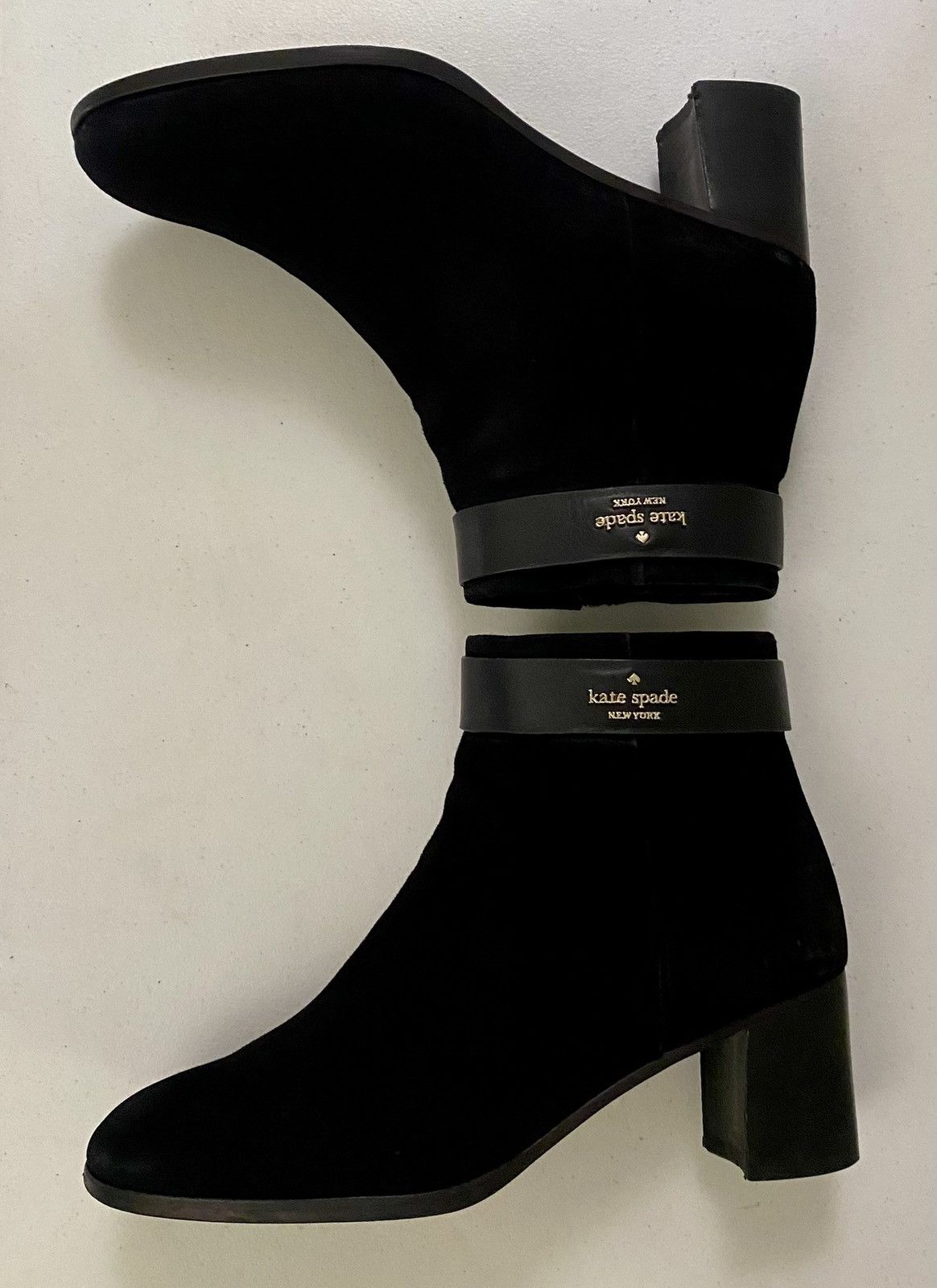 Kate Spade Kate Spade NY Black Suede Logo Ankle Morgan Bootie 9 US VGC Size US 9 / IT 39 - 6 Thumbnail