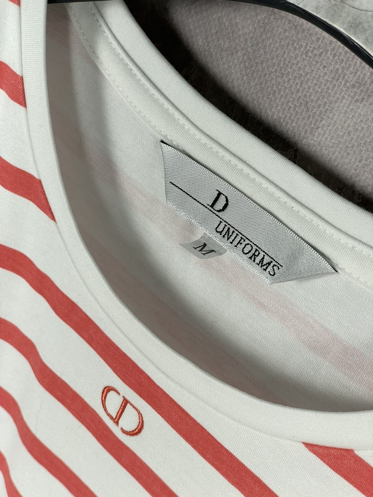 Vintage Dior Uniform Archive Luxury Striped T shirt Size US M / EU 48-50 / 2 - 7 Thumbnail