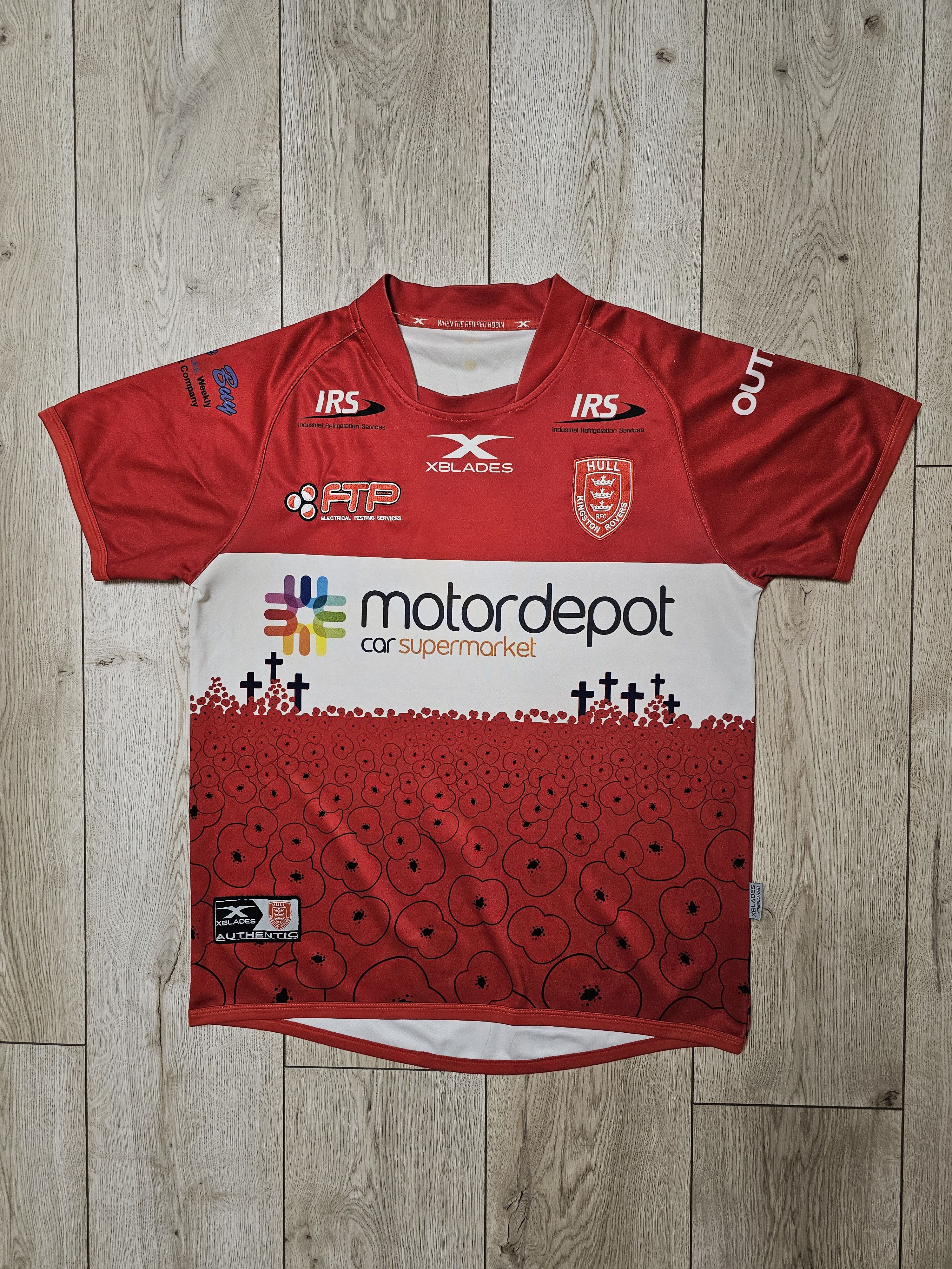 All Sport HULL KINGSTON ROVERS RUGBY JERSEY ENGLAND RUGBY JERSEY SHIRT Size US M / EU 48-50 / 2 - 1 Thumbnail