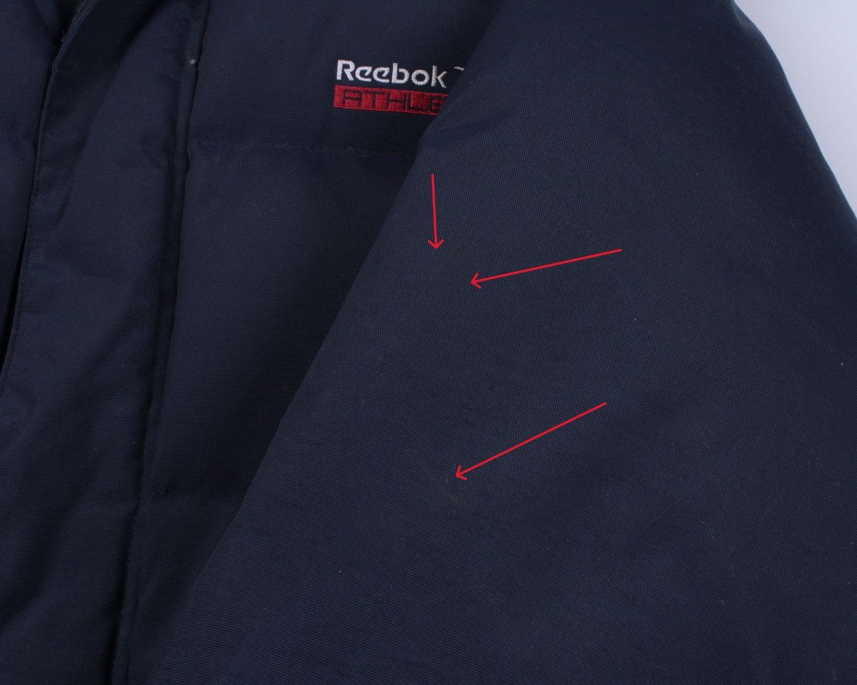 Reebok × Vintage REEBOK Athletic Dept Vintage Puffer Down Oversized Jacket Size US S / EU 44-46 / 1 - 19 Thumbnail