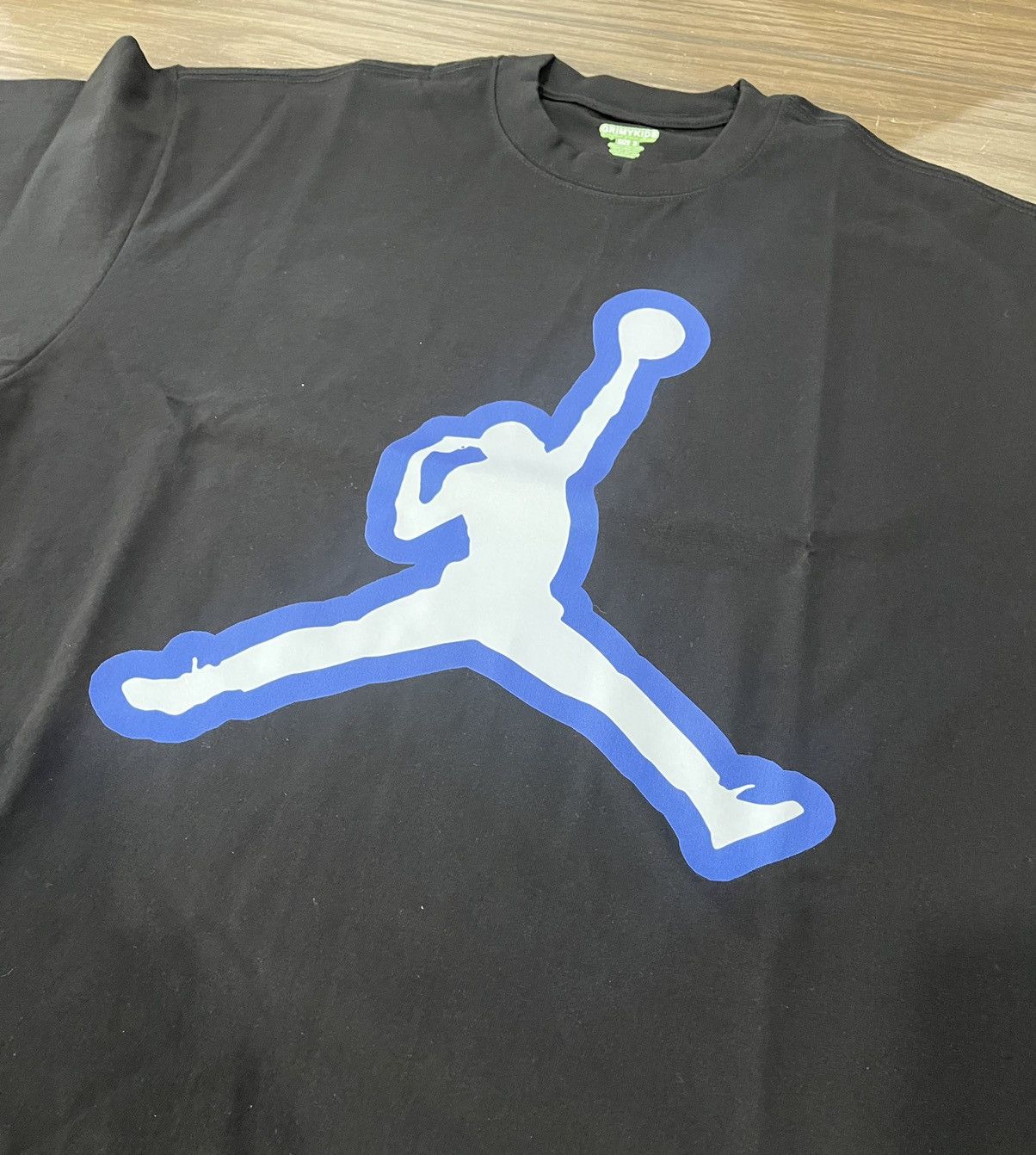 Designer ⚡️ Grimy Kids DO IT Jumpman Tee Shirt Black / Blue 2XL XXL ⚡️ Size US XXL / EU 58 / 5 - 1 Thumbnail