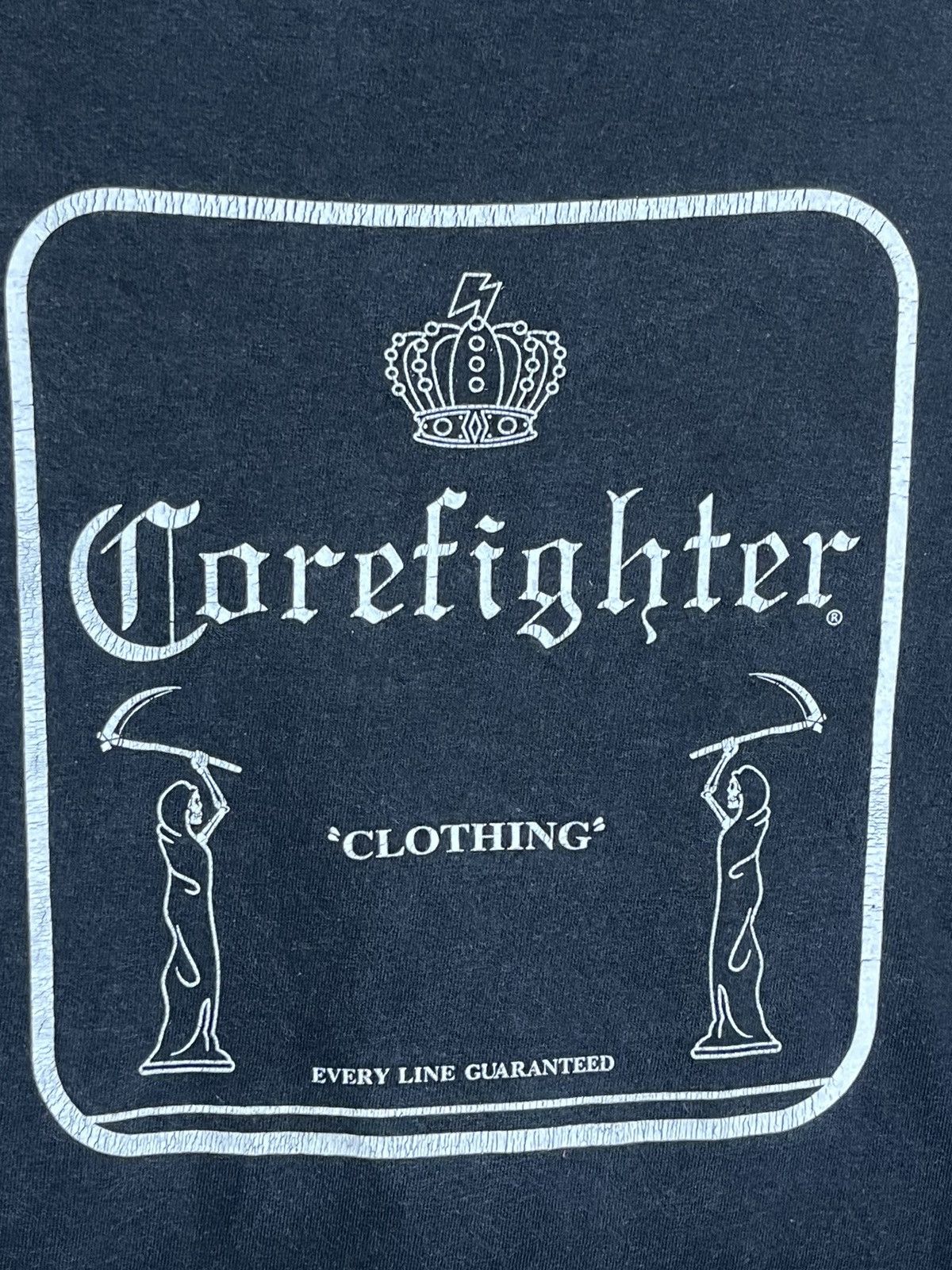 Vintage DISTRESS🔥VINTAGE COREFIGHTER POCKET TEE SHIRT Size US L / EU 52-54 / 3 - 3 Thumbnail